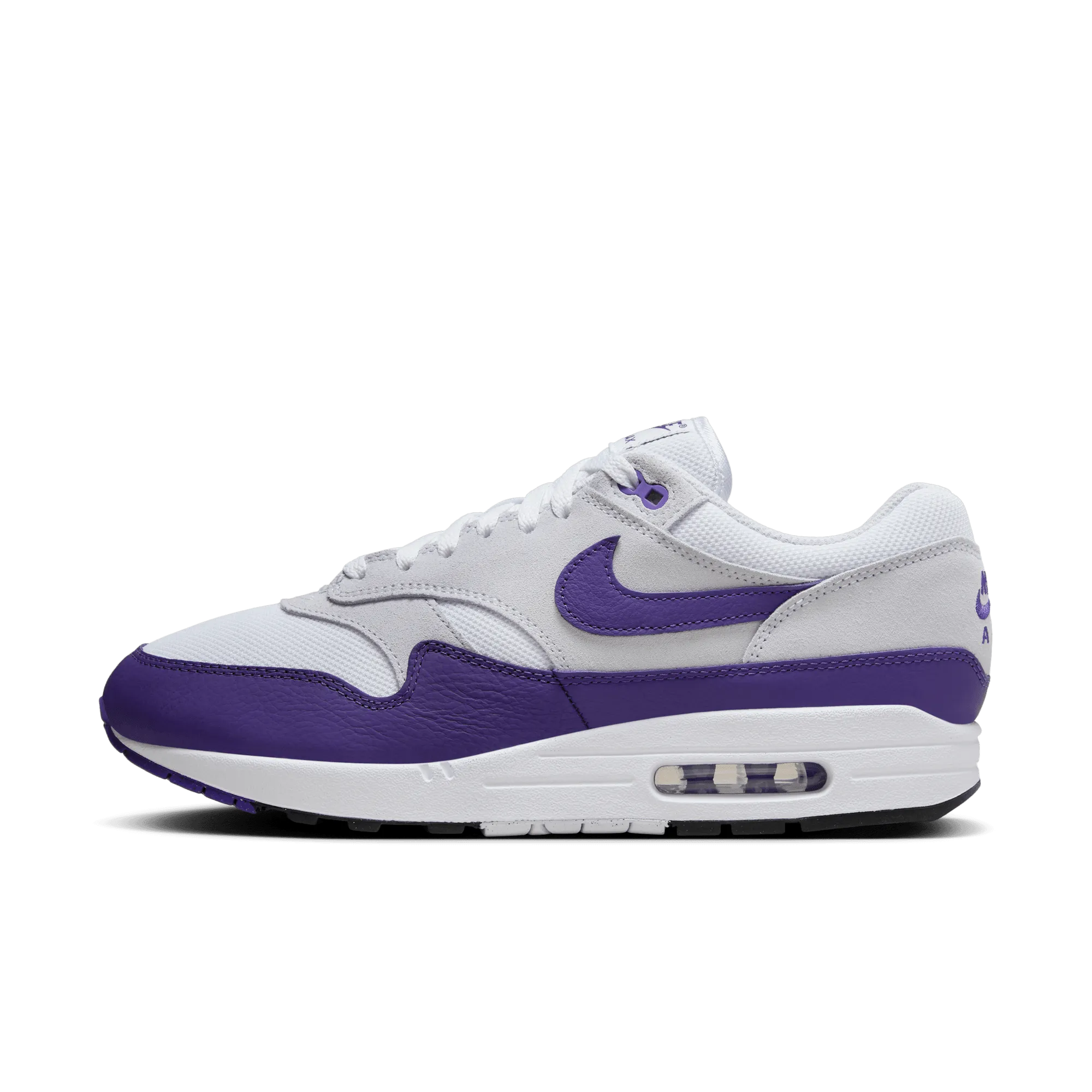 Men's Nike Air Max 1 SC - White/Field Purple/Football Grey/Black