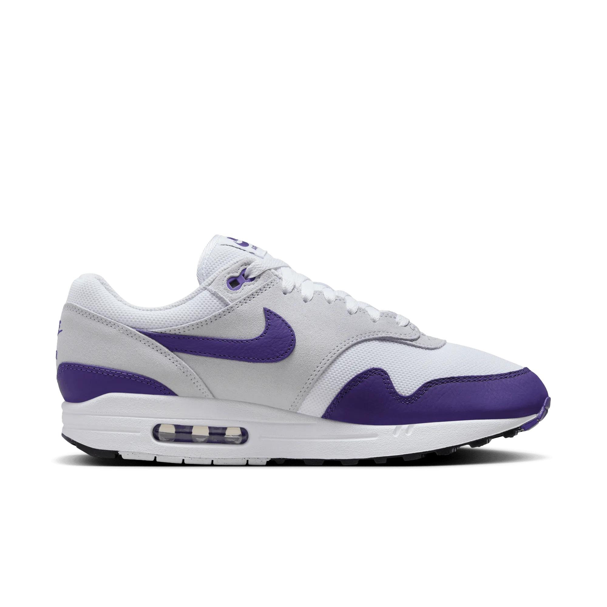 Men's Nike Air Max 1 SC - White/Field Purple/Football Grey/Black