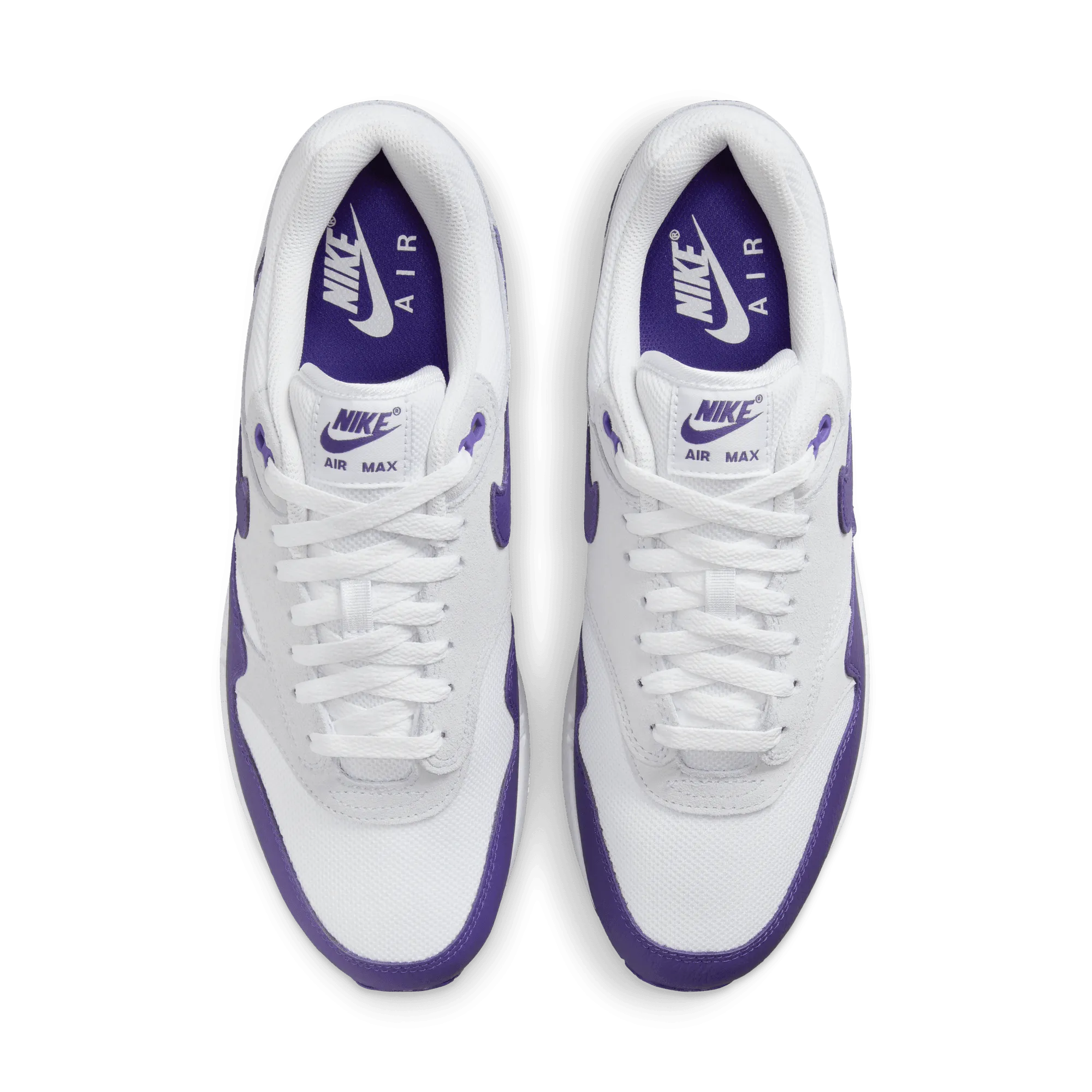 Men's Nike Air Max 1 SC - White/Field Purple/Football Grey/Black