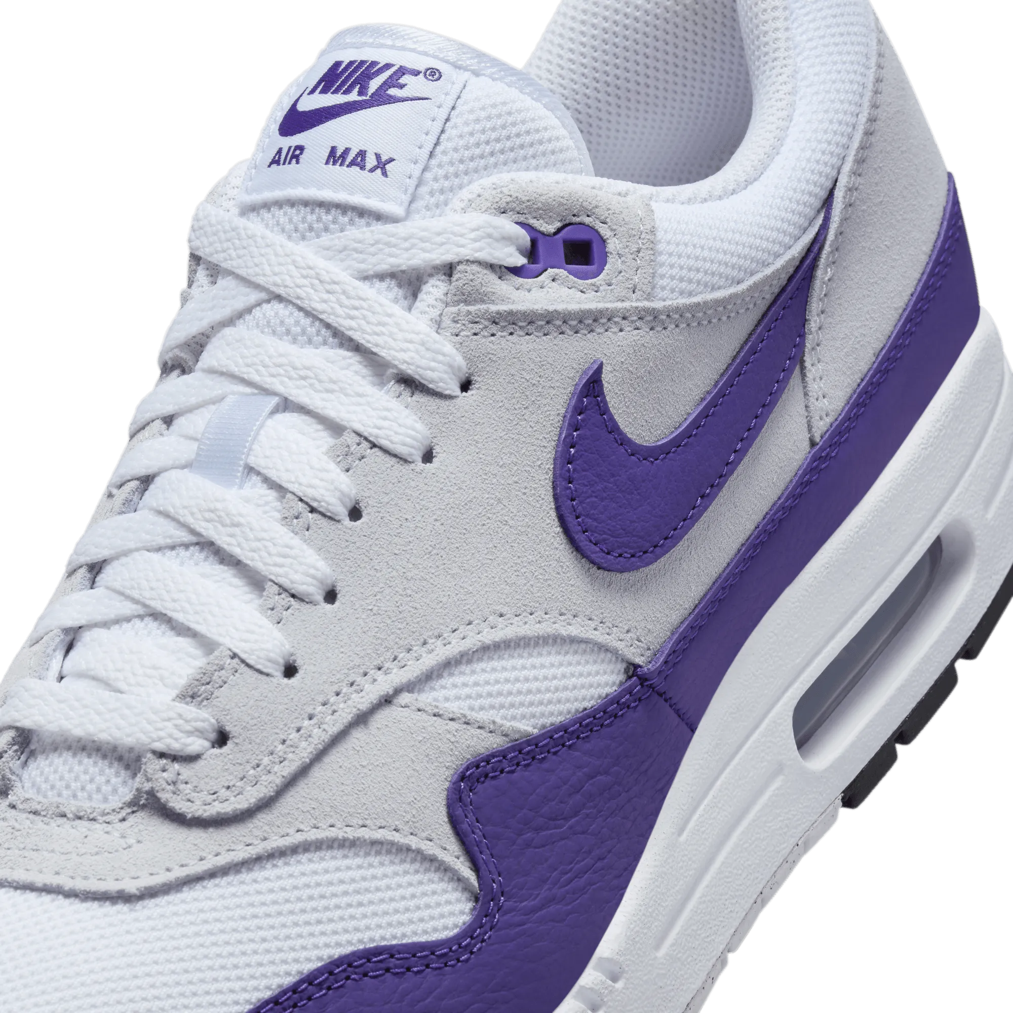 Men's Nike Air Max 1 SC - White/Field Purple/Football Grey/Black