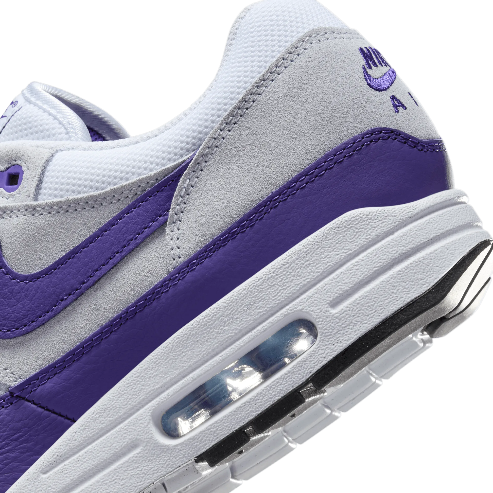 Men's Nike Air Max 1 SC - White/Field Purple/Football Grey/Black