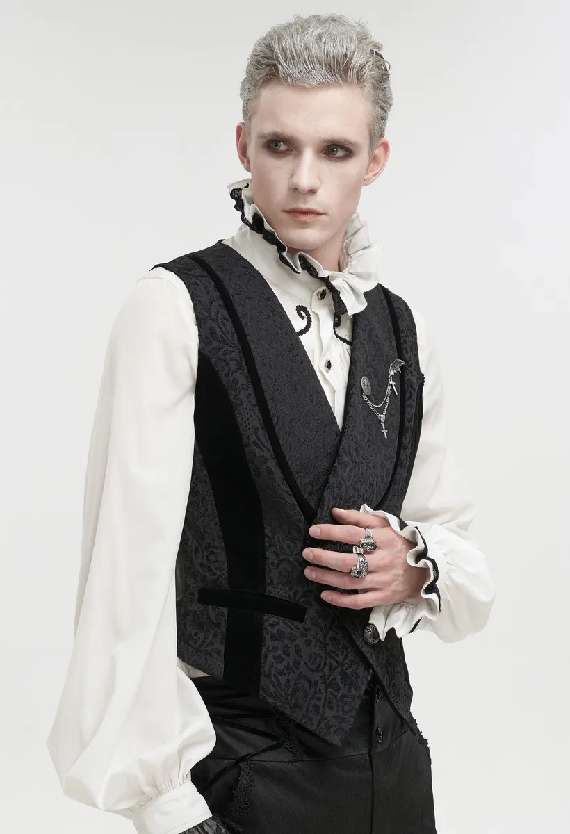 men's vest DEVIL FASHION - Gothic Dark - WT07001  -  Metal-shop