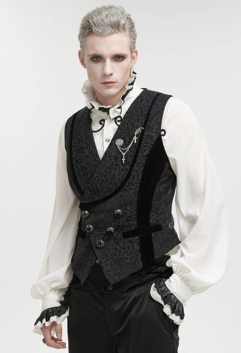 men's vest DEVIL FASHION - Gothic Dark - WT07001  -  Metal-shop