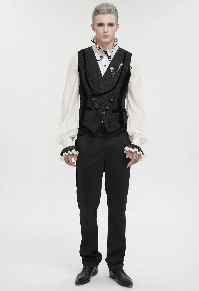 men's vest DEVIL FASHION - Gothic Dark - WT07001  -  Metal-shop