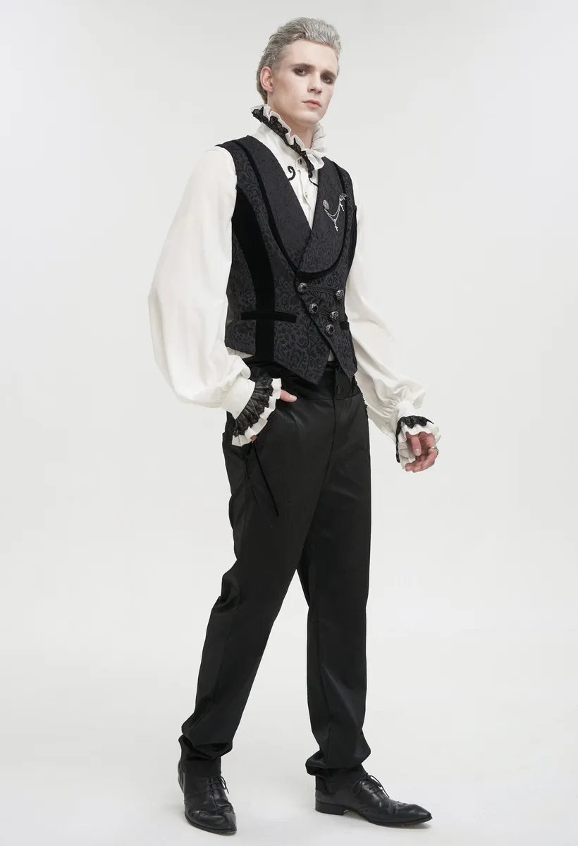 men's vest DEVIL FASHION - Gothic Dark - WT07001  -  Metal-shop