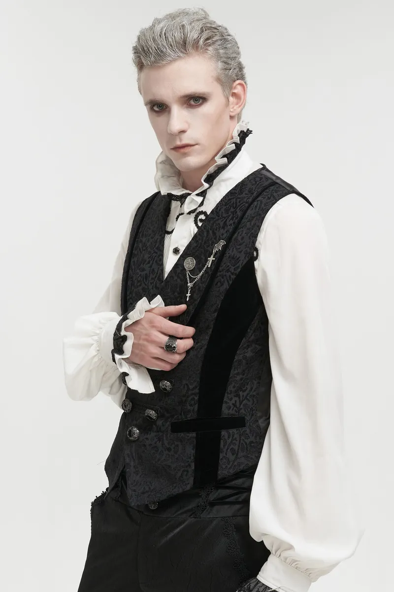 men's vest DEVIL FASHION - Gothic Dark - WT07001  -  Metal-shop