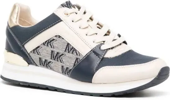 Michael Kors Billie monogram-print sneakers Neutrals