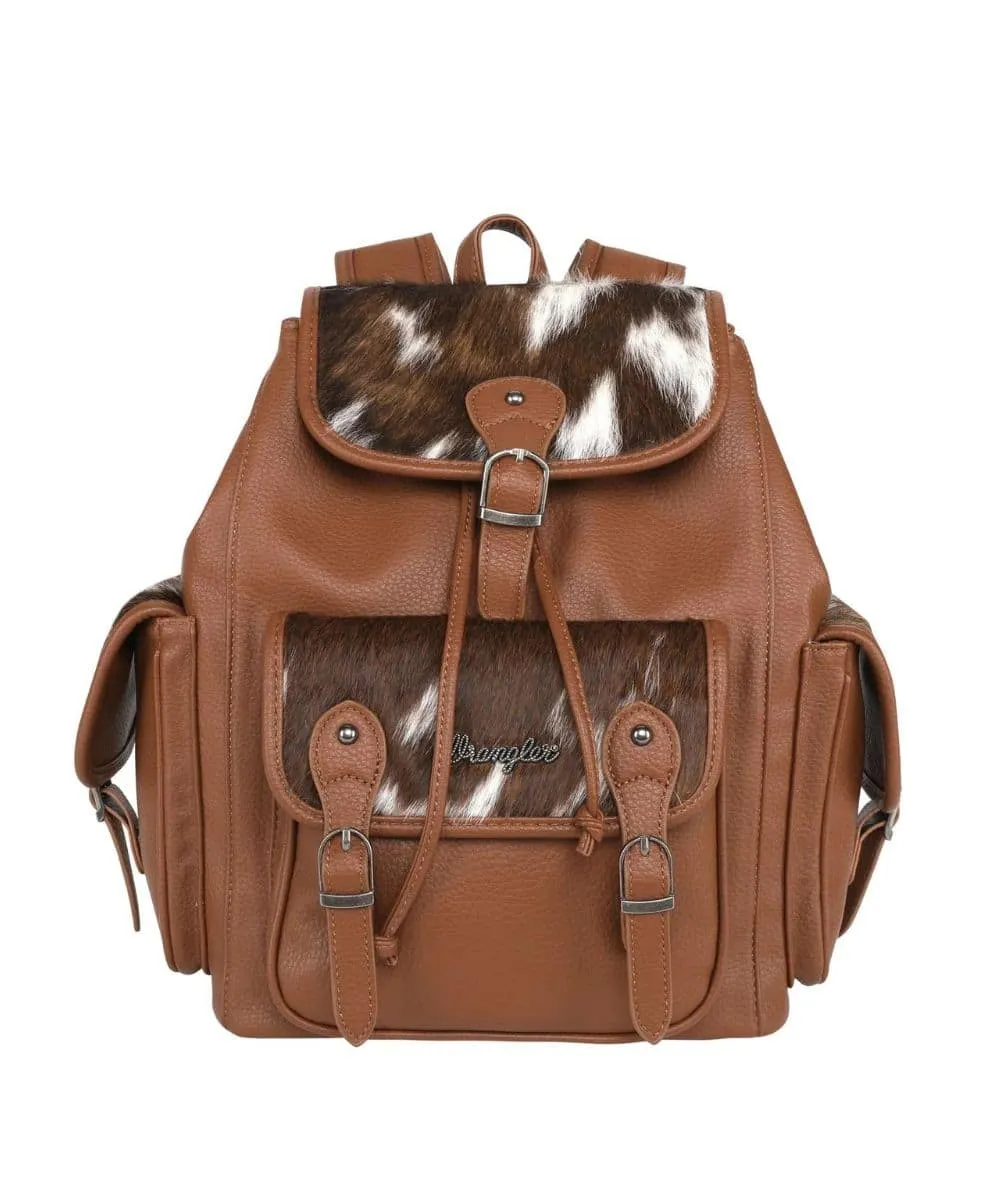 Montana West Women's Wrangler Cowhide Backpack