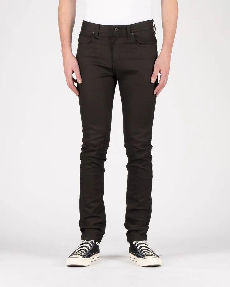 Naked & Famous Denim Super Guy Skinny Mens Jeans - Royal Black