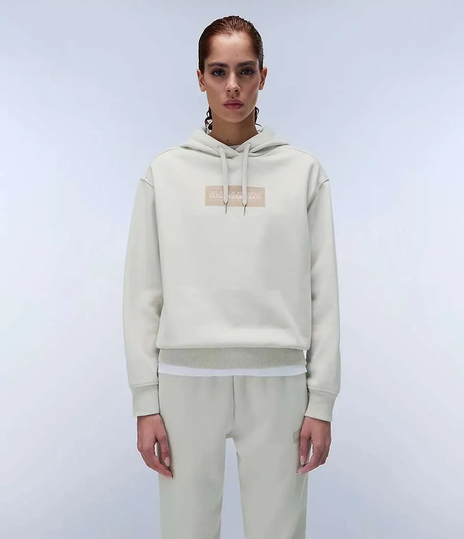 Napapijri Box Logo Hoodie Women’s – Beige (NP0A4HYQN90)