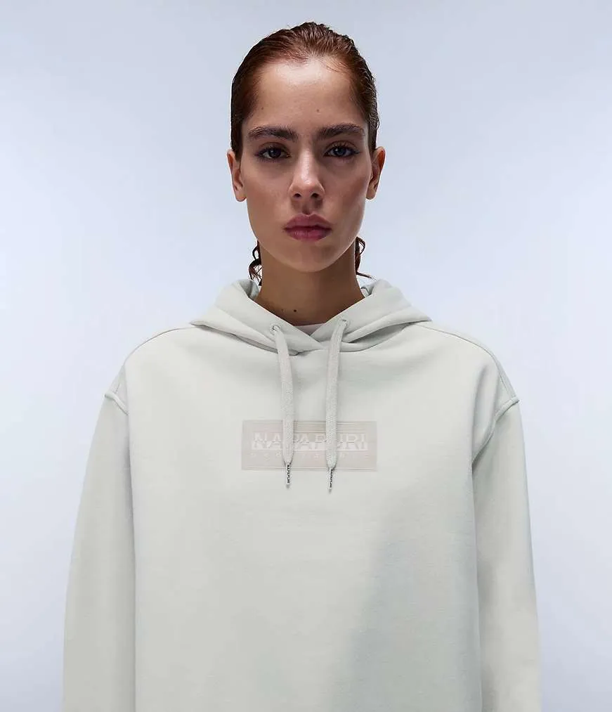 Napapijri Box Logo Hoodie Women’s – Beige (NP0A4HYQN90)