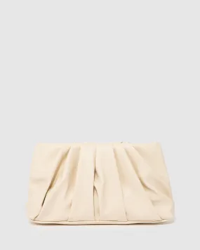 Natural Lucy Pouch Clutch Bag