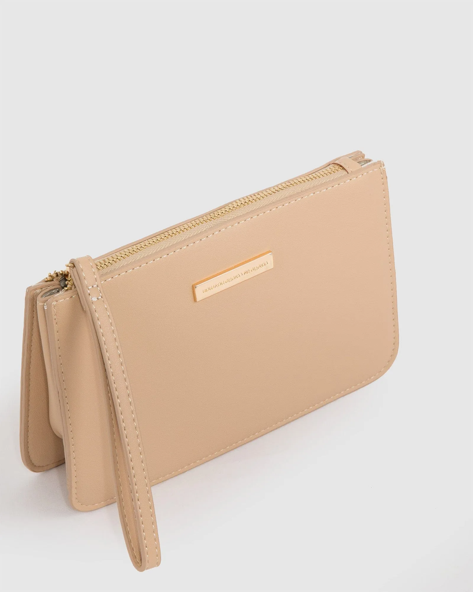 Natural Willow Wristlet Clutch Bag