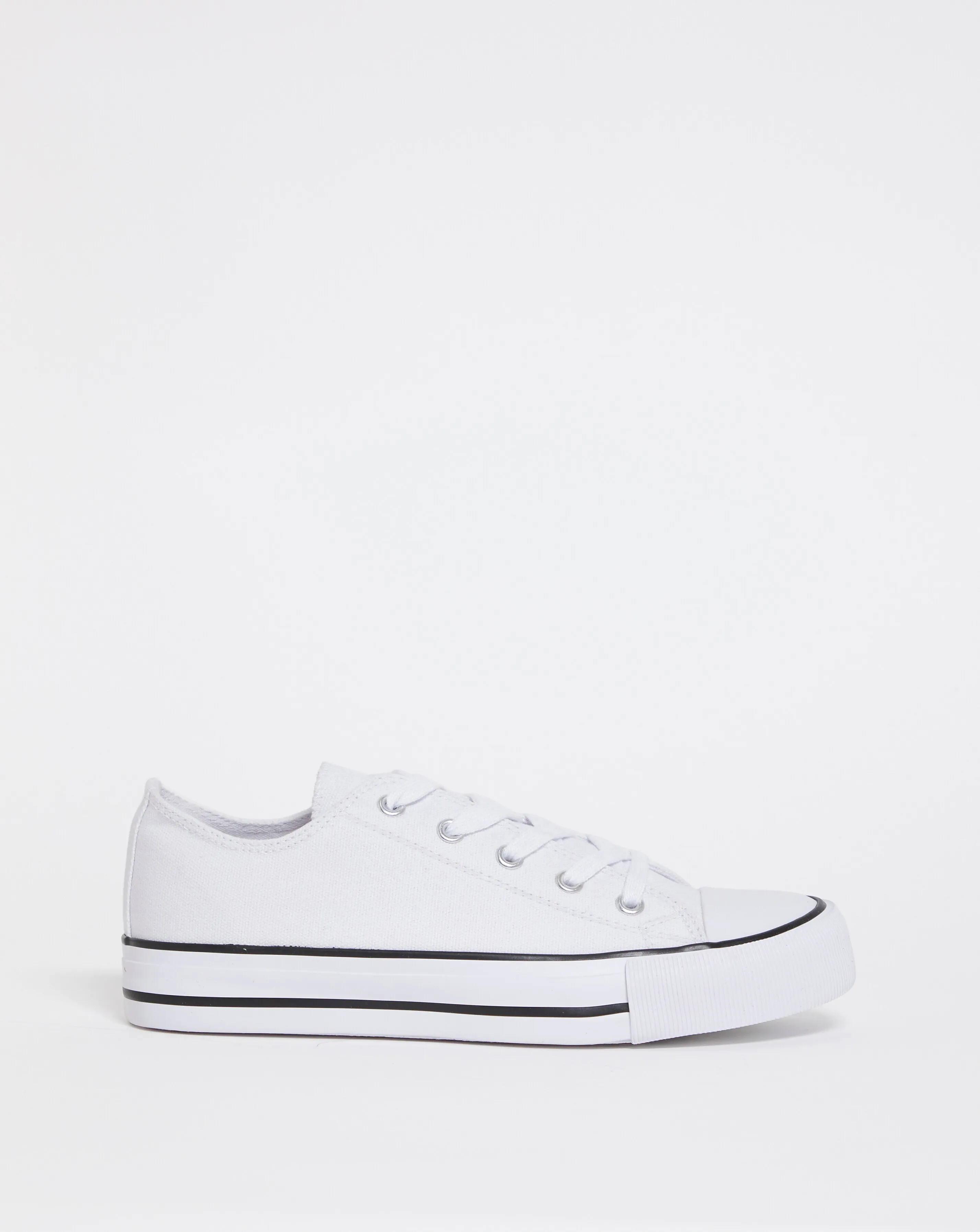 Nelly Chunky Canvas Trainers Extra Wide EEE Fit | Simply Be