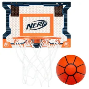 NERF Over-the-Door Mini Basketball Hoop Bright Orange/Black - Outdoor Games