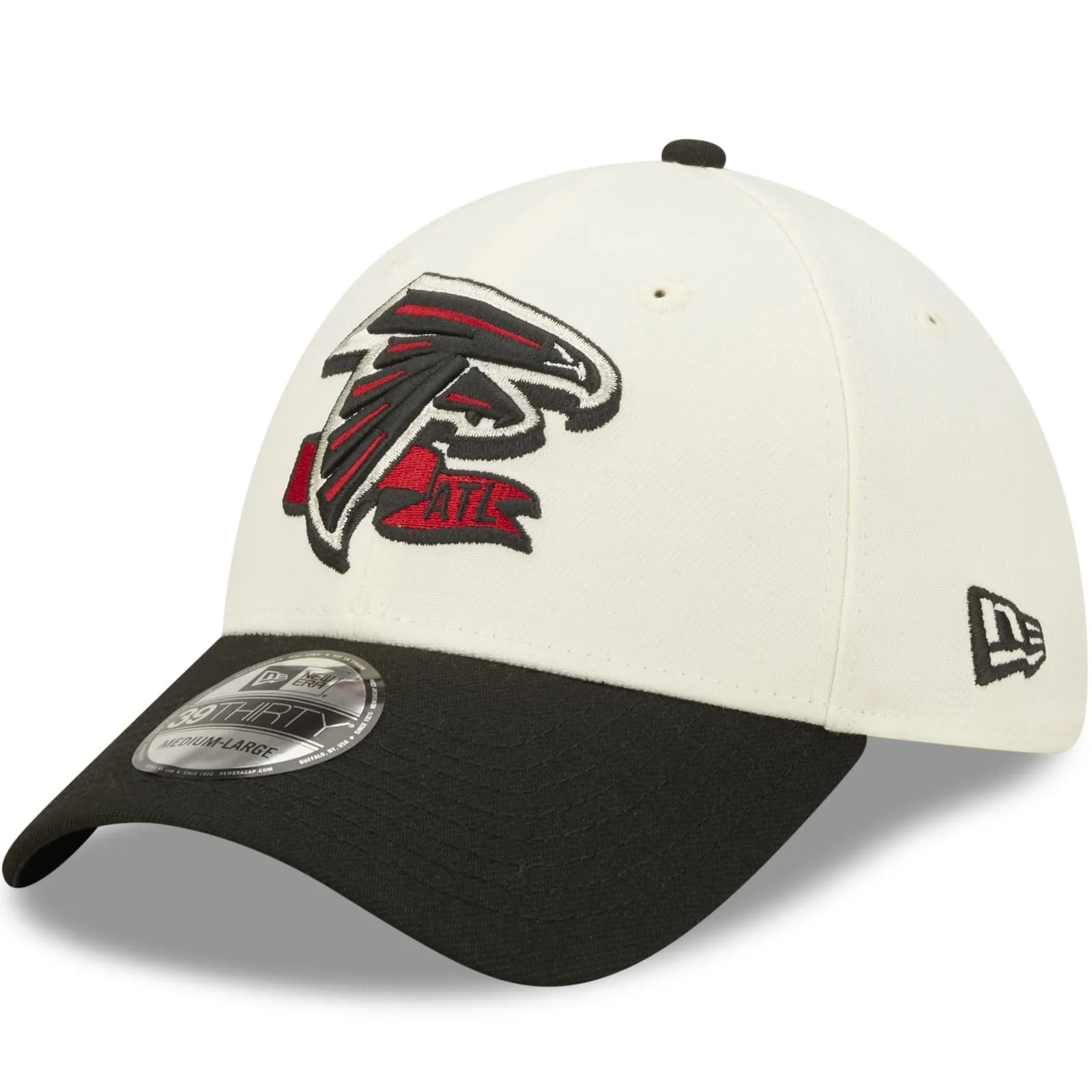 New Era Atlanta Falcons NFL 39THIRTY Sideline 2022 Baseball Cap - White