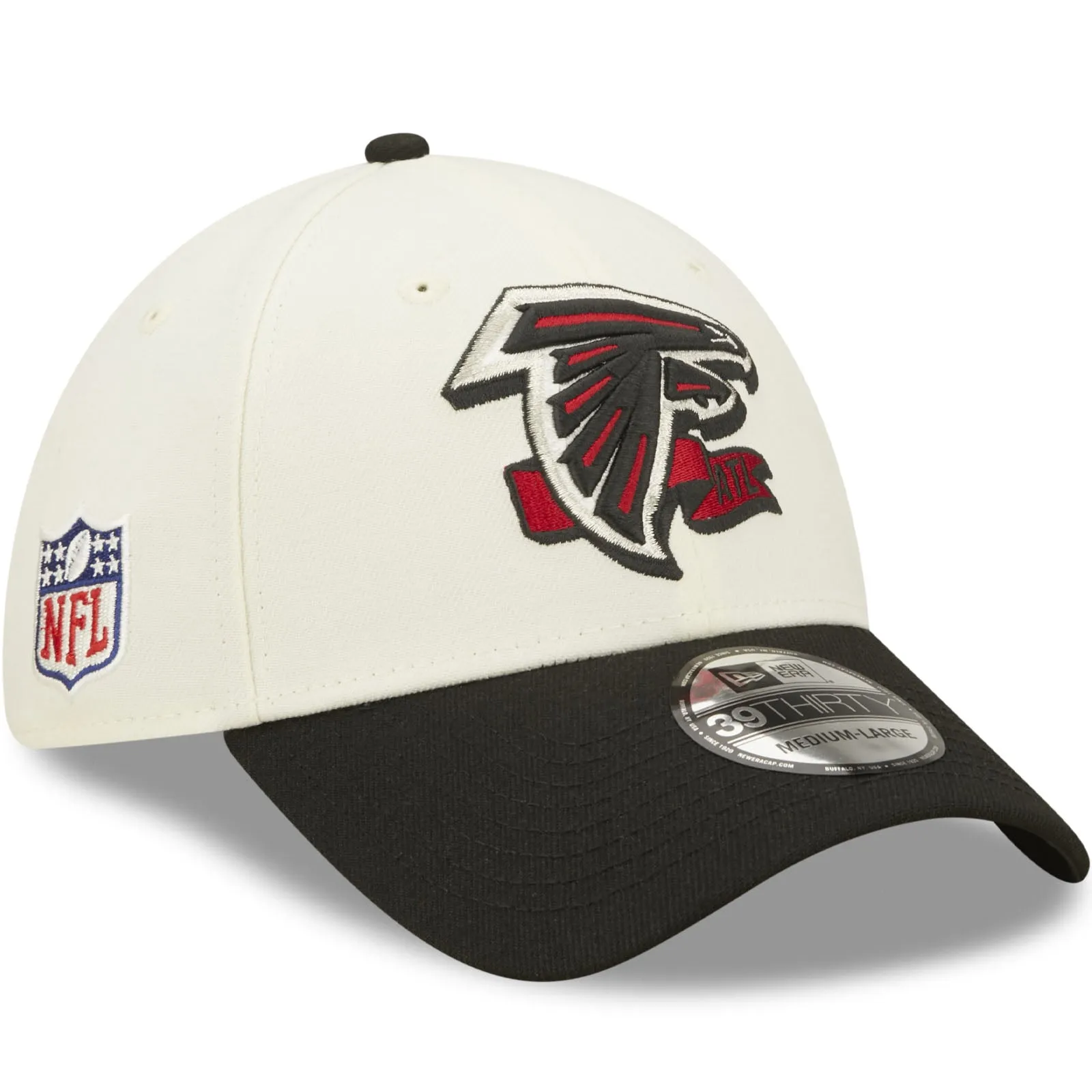 New Era Atlanta Falcons NFL 39THIRTY Sideline 2022 Baseball Cap - White