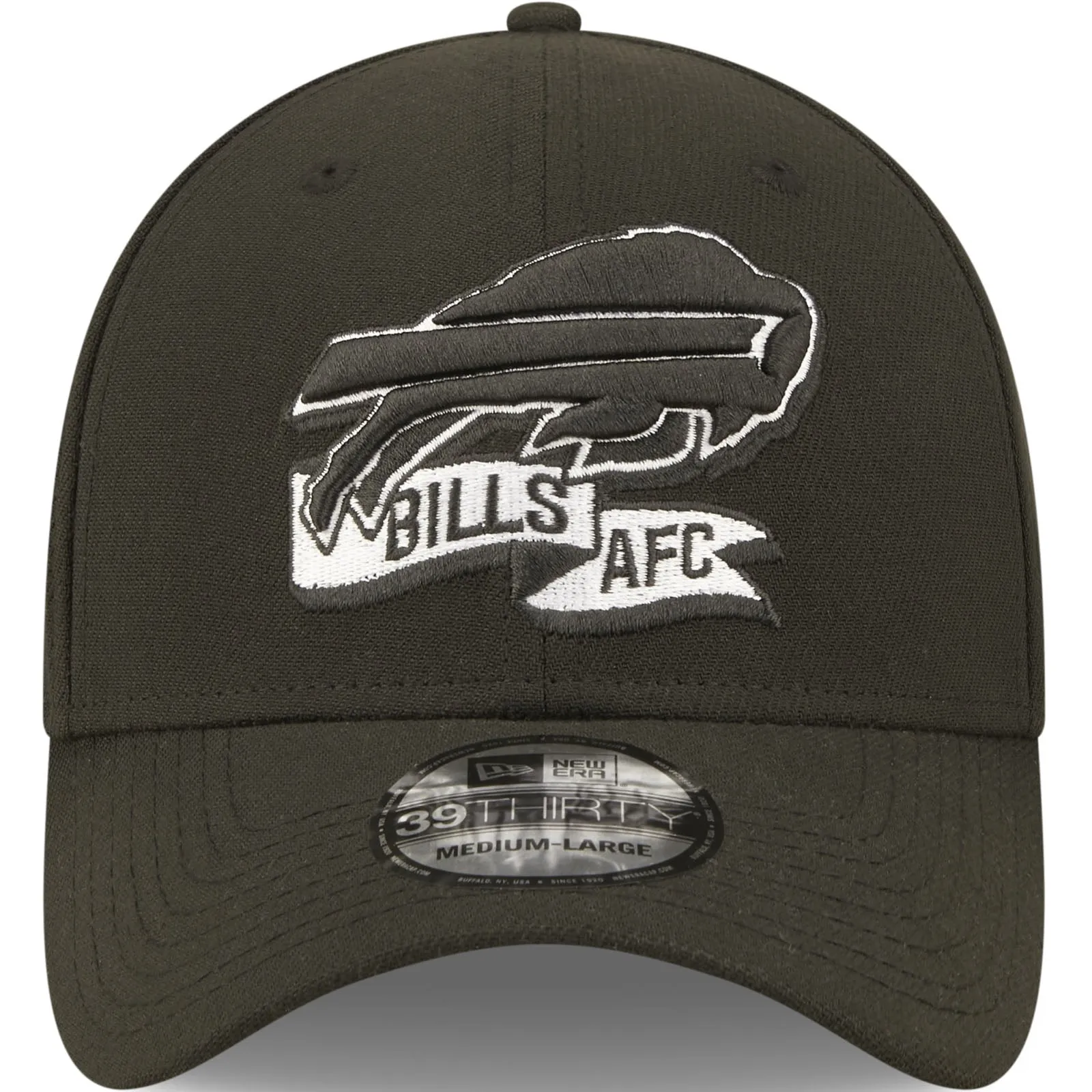 New Era Buffalo Bills NFL 39THIRTY Sideline 2022 Baseball Cap Black