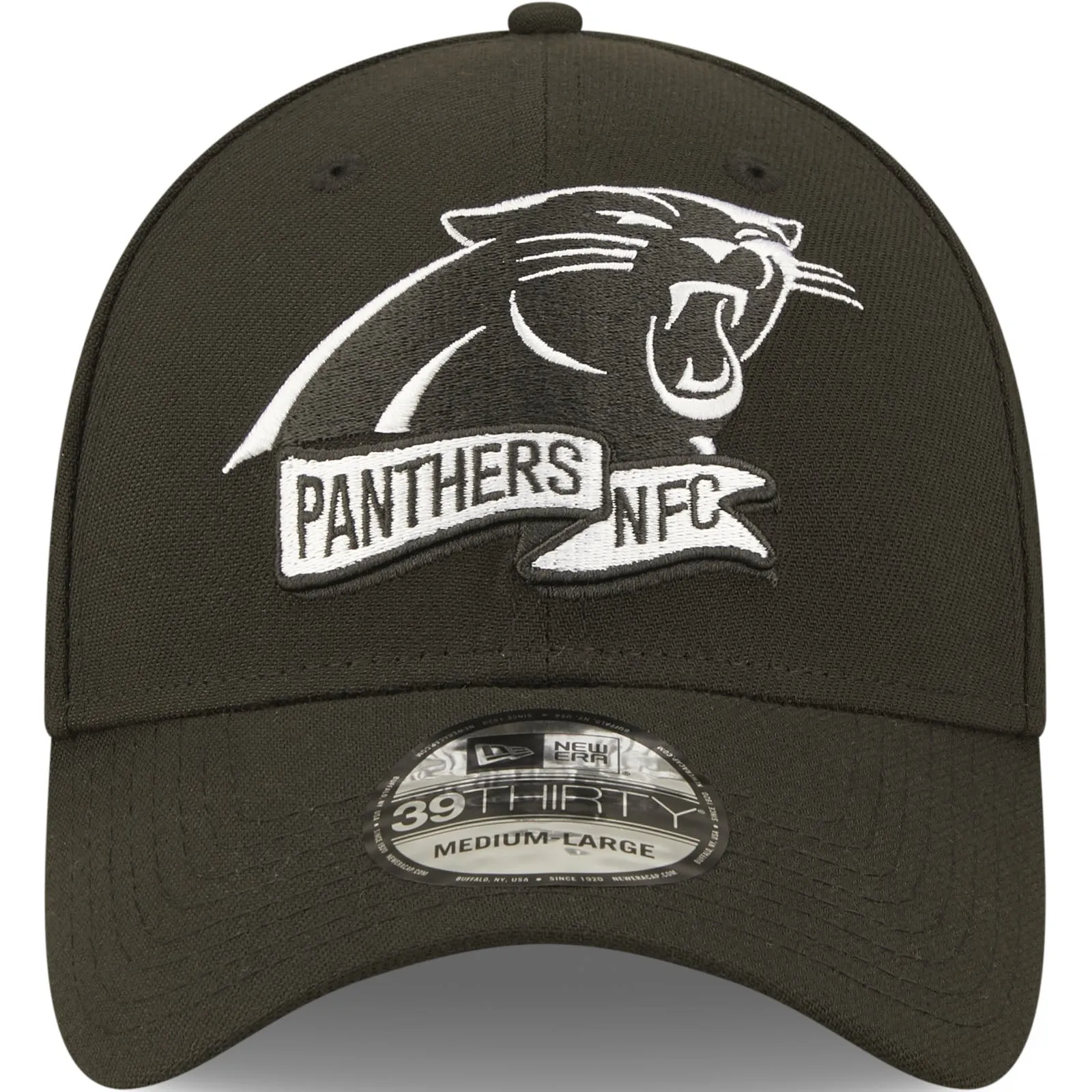 New Era Carolina Panthers NFL 39THIRTY Sideline 2022 Baseball Cap - Black