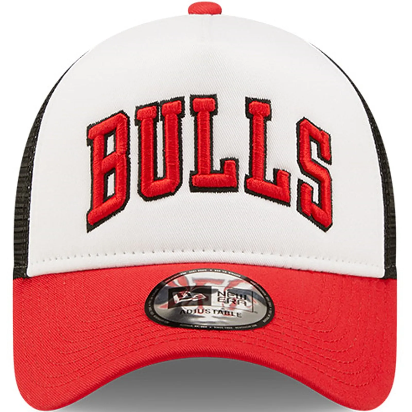 New Era Chicago Bulls NBA Team Colour 9FORTY Baseball Trucker Cap - Red