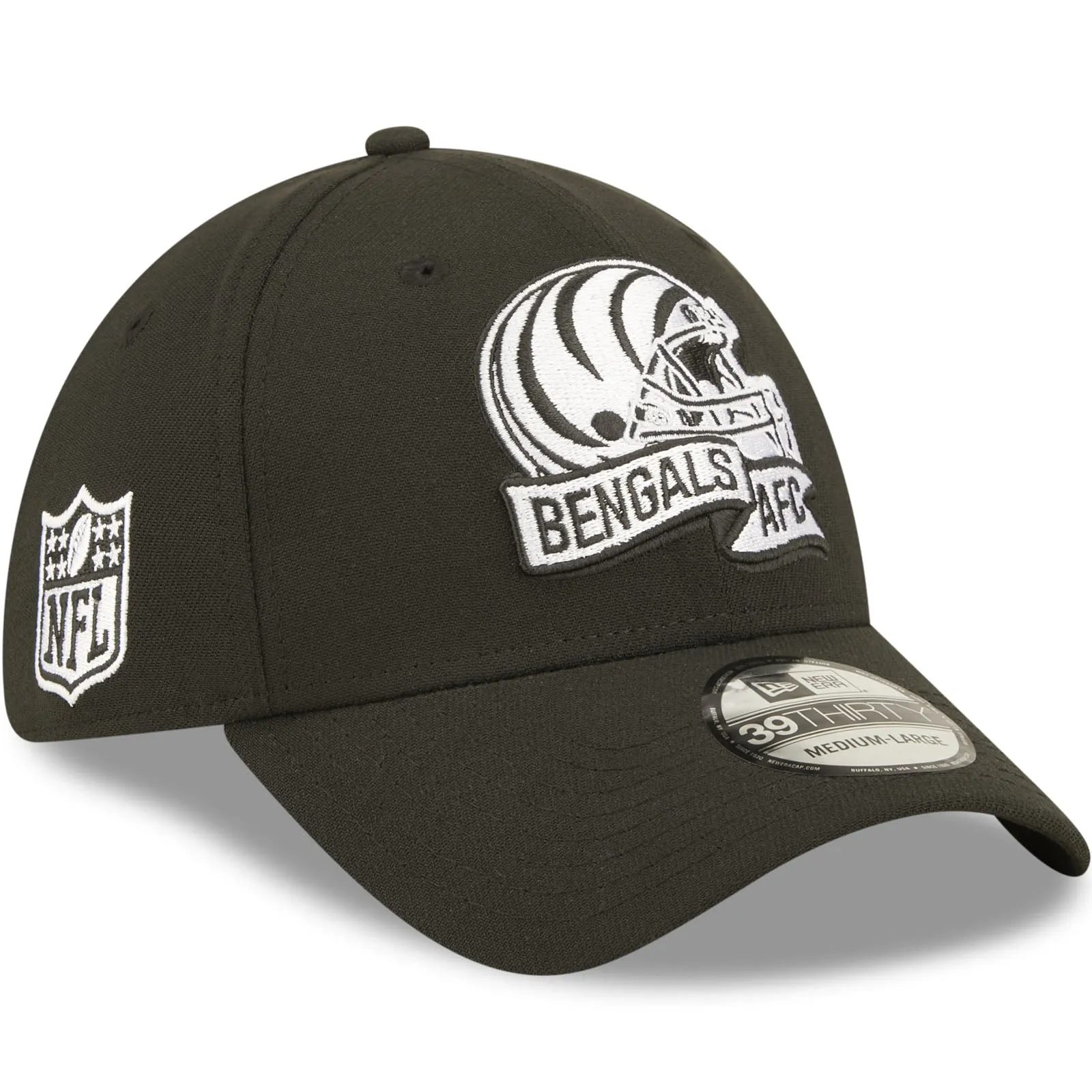 New Era Cincinnati Bengals NFL 39THIRTY Sideline 2022 Baseball Cap - Black