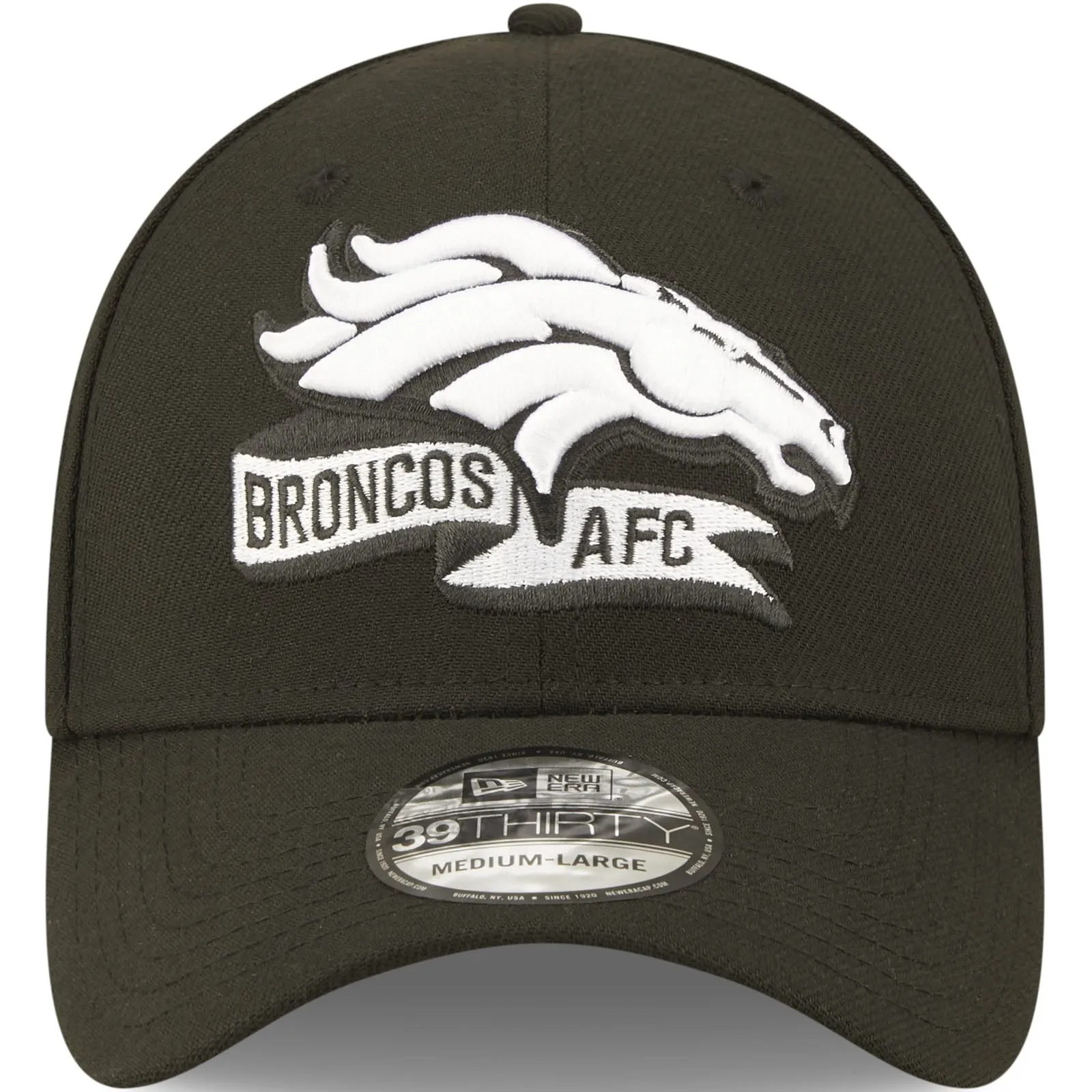 New Era Denver Broncos NFL 39THIRTY Sideline 2022 Baseball Cap - Black