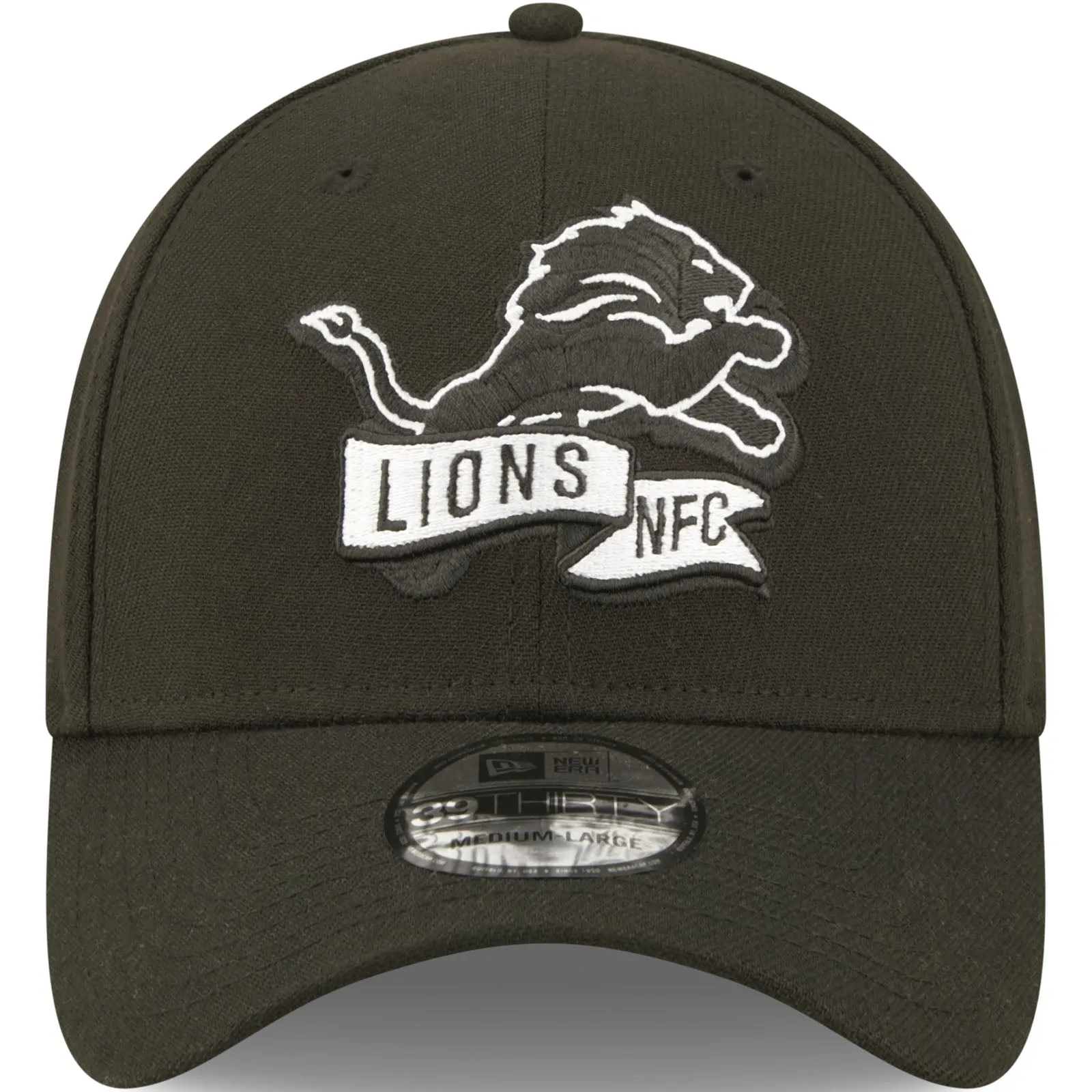 New Era Detroit Lions NFL 2022 Sideline 39THIRTY Baseball Cap - Black