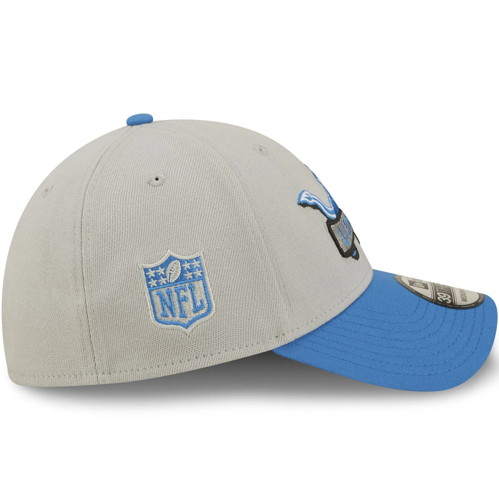 New Era Detroit Lions NFL 2022 Sideline 39THIRTY Baseball Cap - Grey