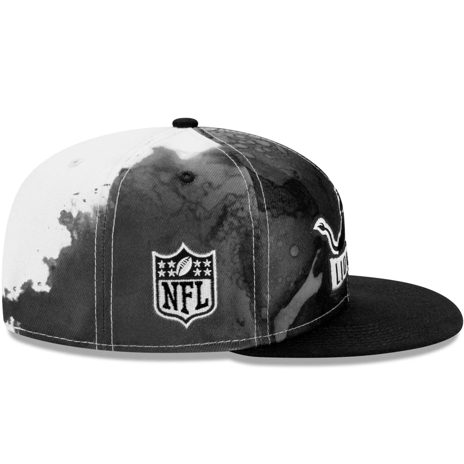 New Era Detroit Lions NFL 9FIFTY 2022 Sideline Ink Baseball Cap Black