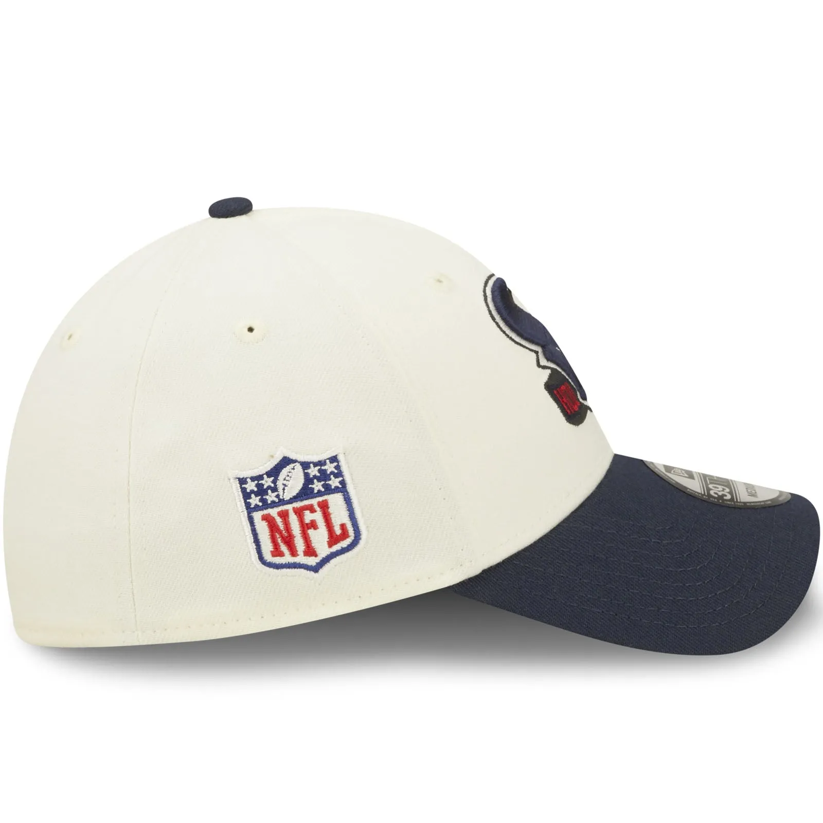 New Era Houston Texans NFL 39THIRTY Sideline 2022 Baseball Cap - White