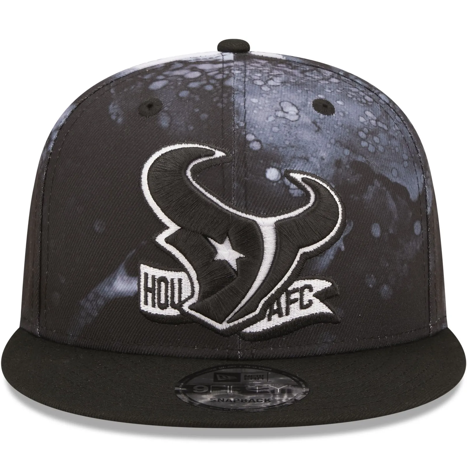 New Era Houston Texans NFL 9FIFTY 2022 Sideline Ink Baseball Cap Black