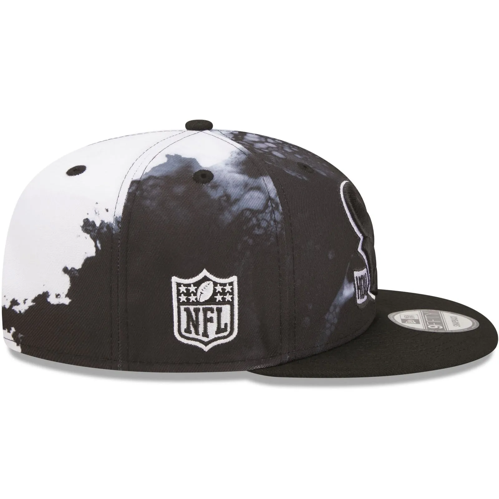 New Era Houston Texans NFL 9FIFTY 2022 Sideline Ink Baseball Cap Black