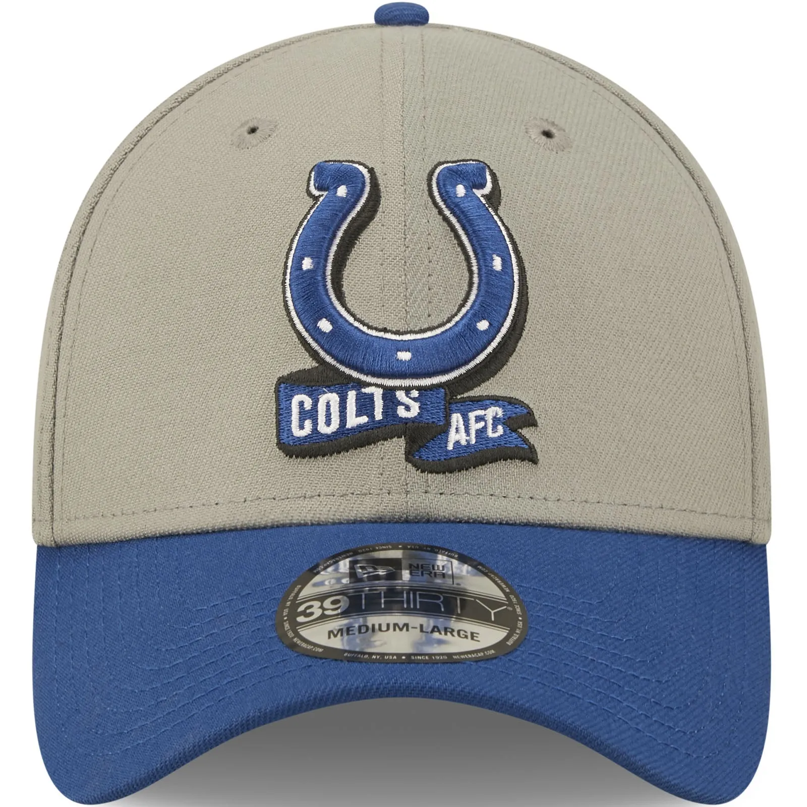 New Era Indianapolis Colts NFL 2022 Sideline 39THIRTY Baseball Cap - Grey