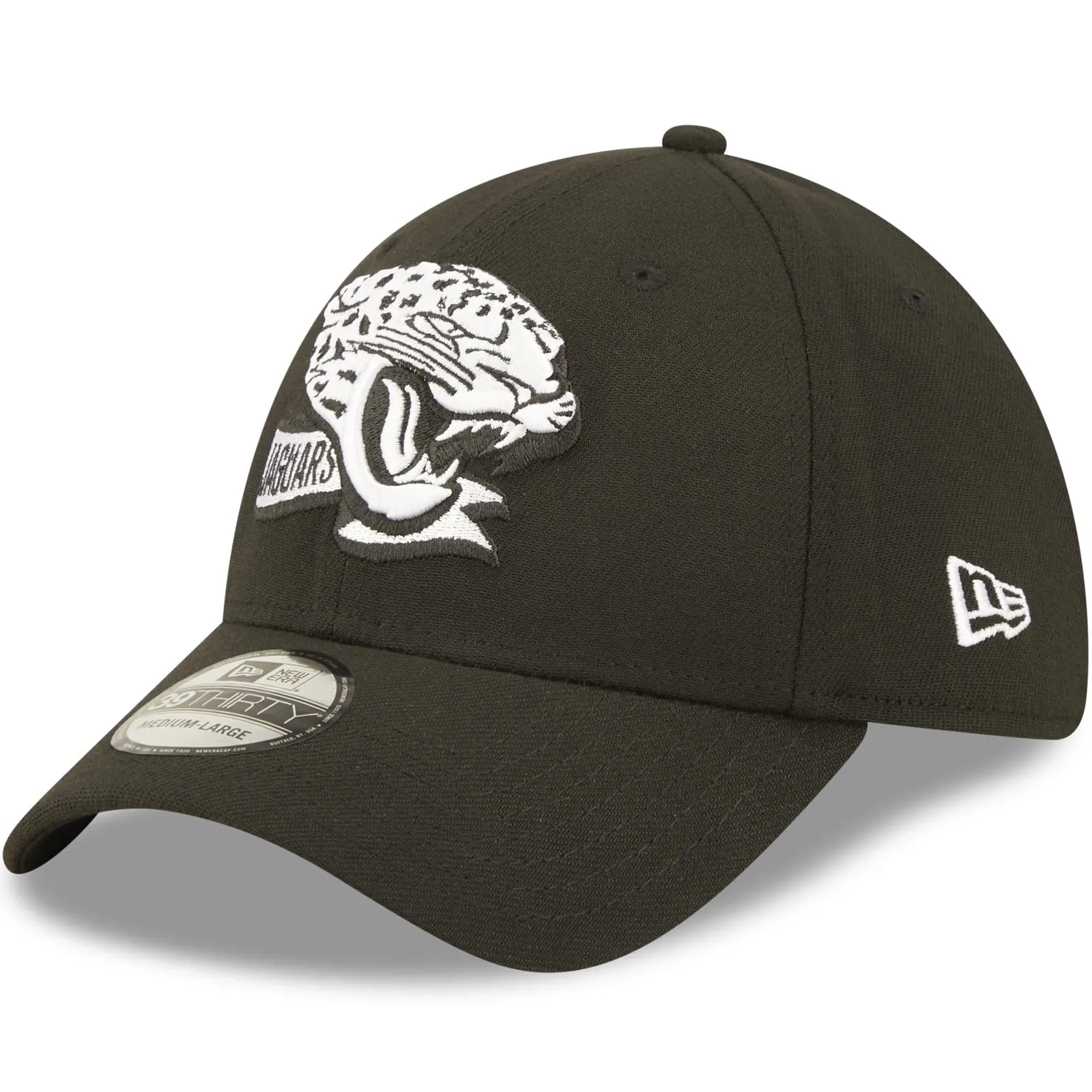 New Era Jacksonville Jaguars NFL 2022 Sideline 39THIRTY Baseball Cap - Black