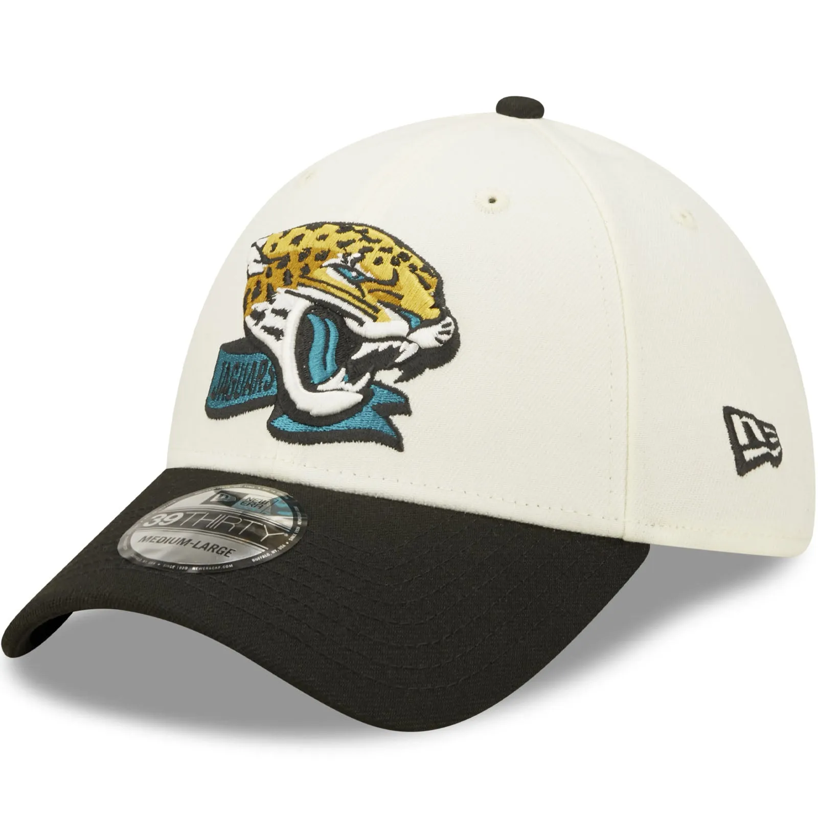 New Era Jacksonville Jaguars NFL 39THIRTY Sideline 2022 Baseball Cap - White