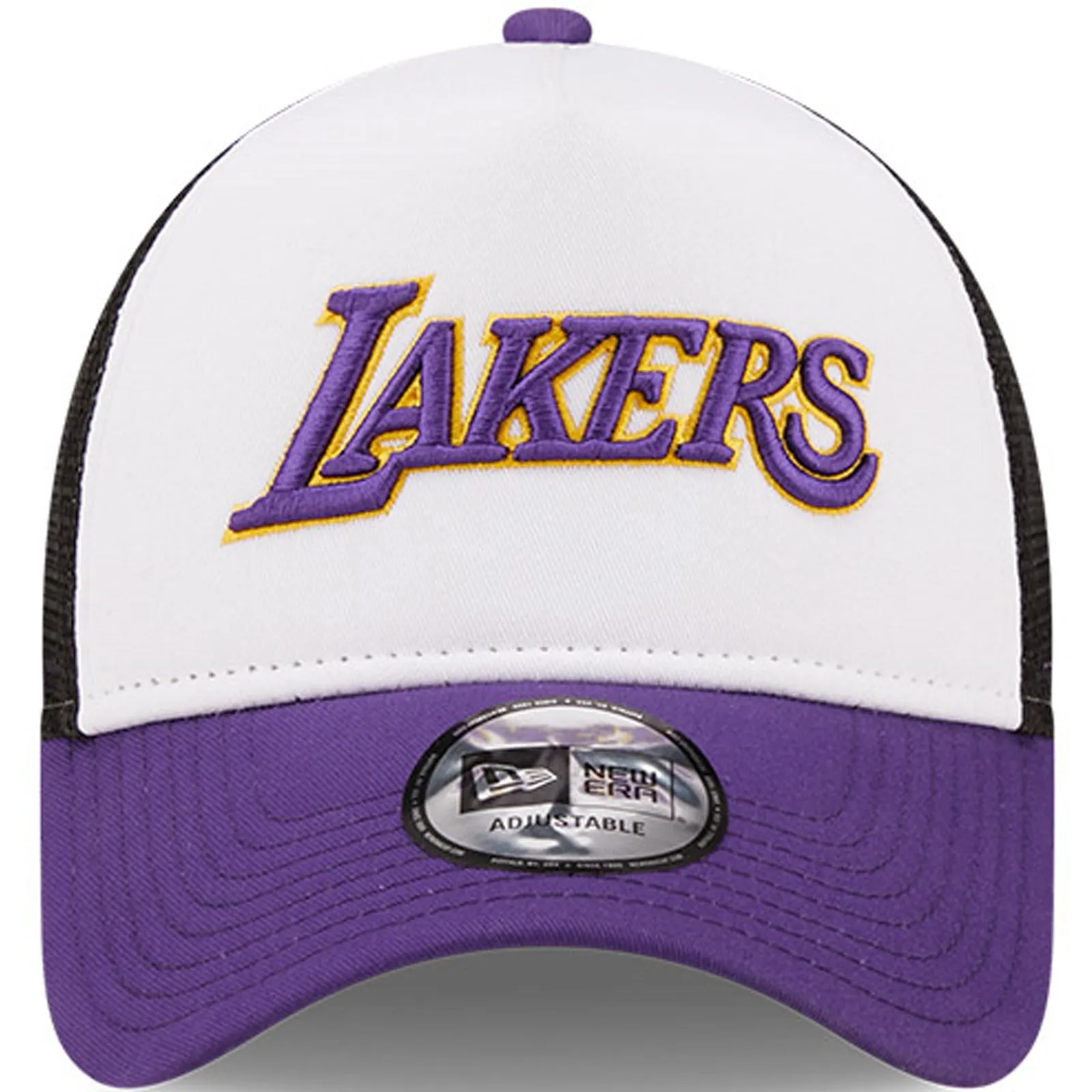 New Era LA Lakers Team Colour NBA 9FORTY Trucker Baseball Cap - Purple