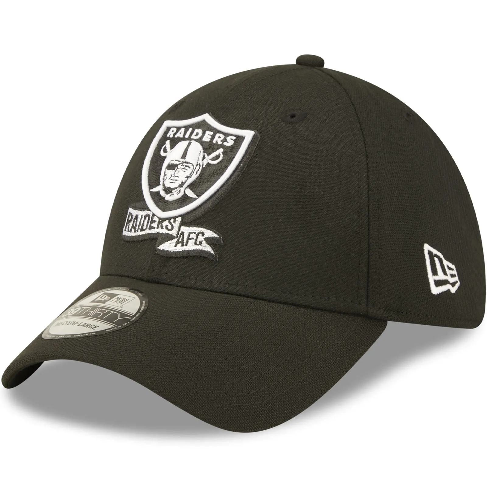 New Era Las Vegas Raiders NFL 2022 Sideline 39THIRTY Baseball Cap - Black