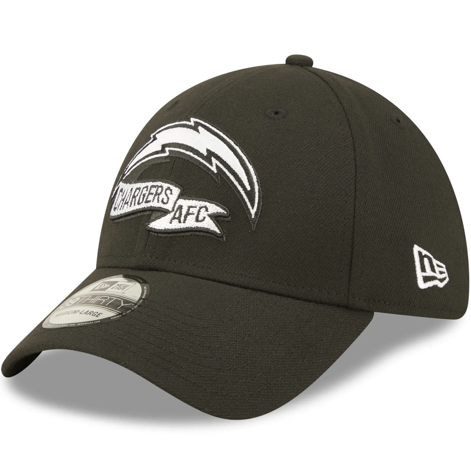 New Era Los Angeles Chargers NFL 2022 Sideline 39THIRTY Baseball Cap - Black