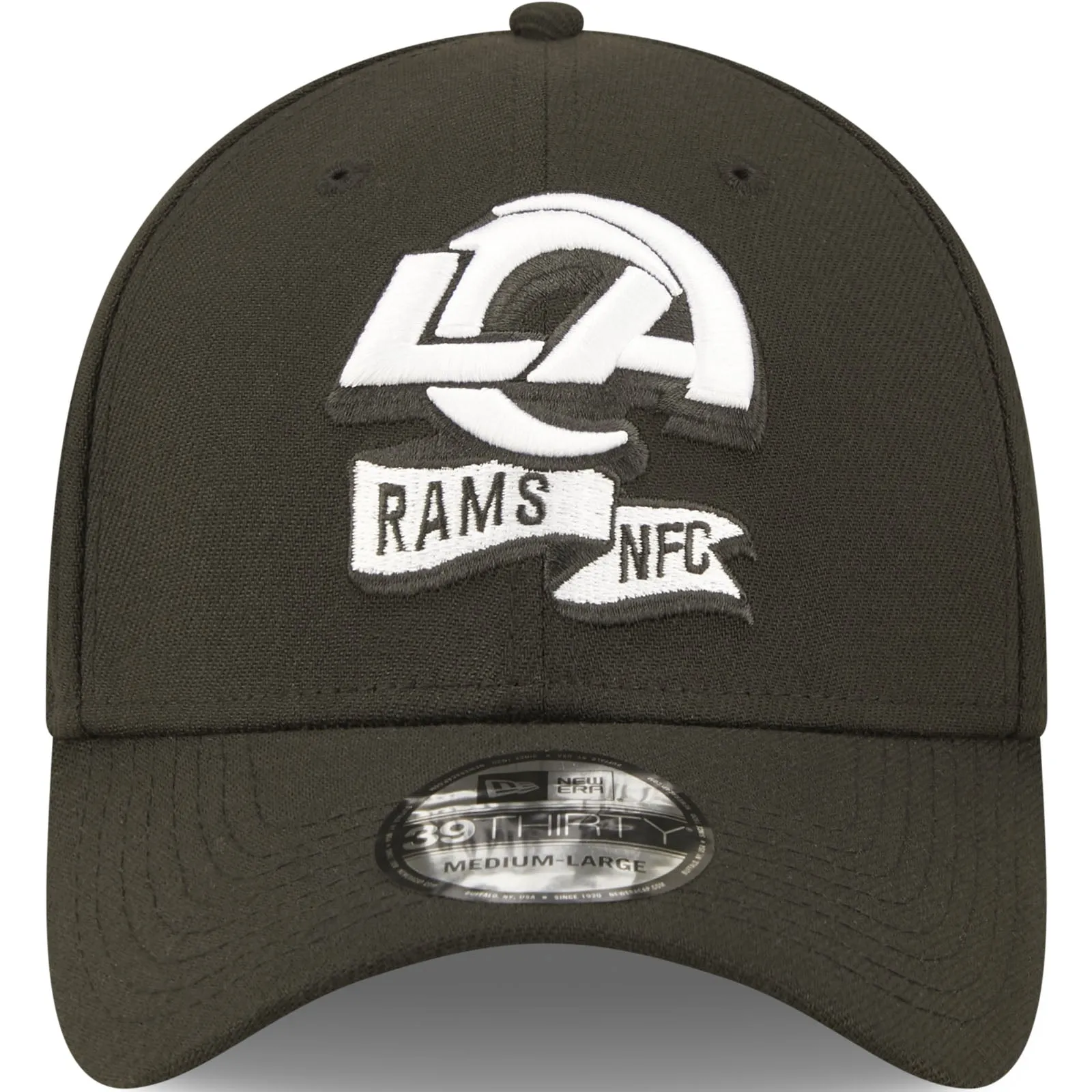 New Era Los Angeles Rams NFL 2022 Sideline 39THIRTY Baseball Cap - Black