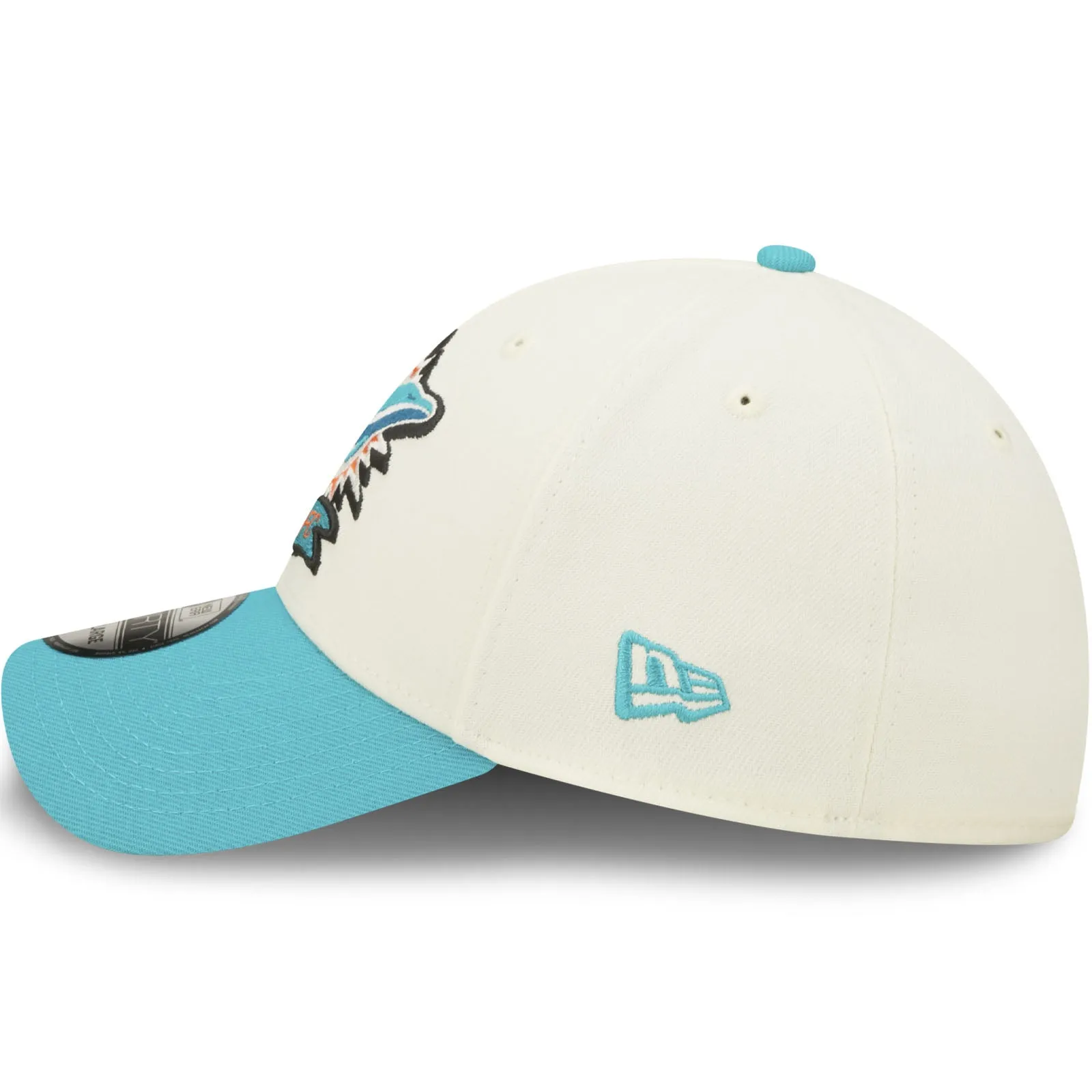 New Era Miami Dolphins NFL 39THIRTY Sideline 2022 Baseball Cap - White