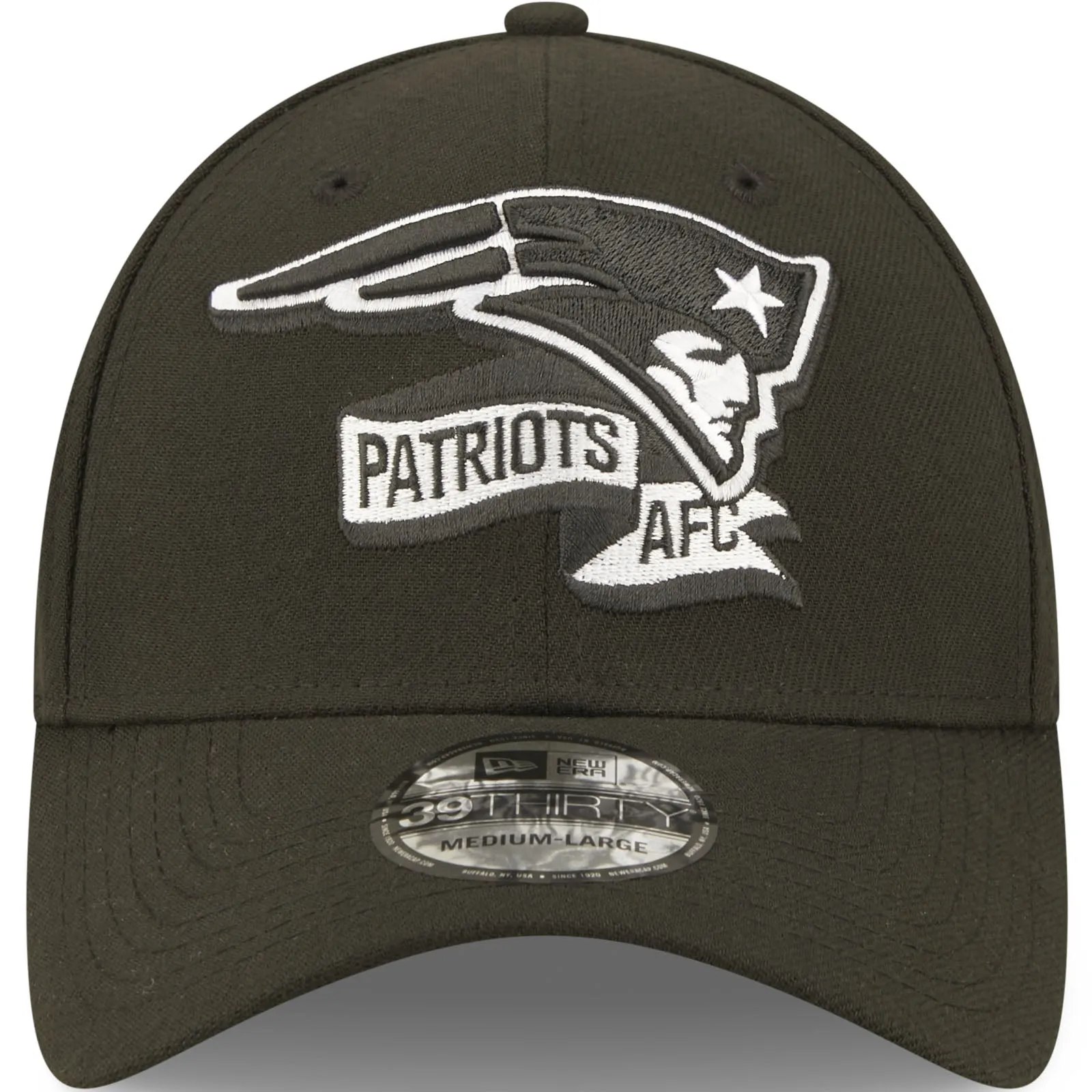 New Era New England Patriots NFL 39THIRTY Sideline 2022 Baseball Cap - Black