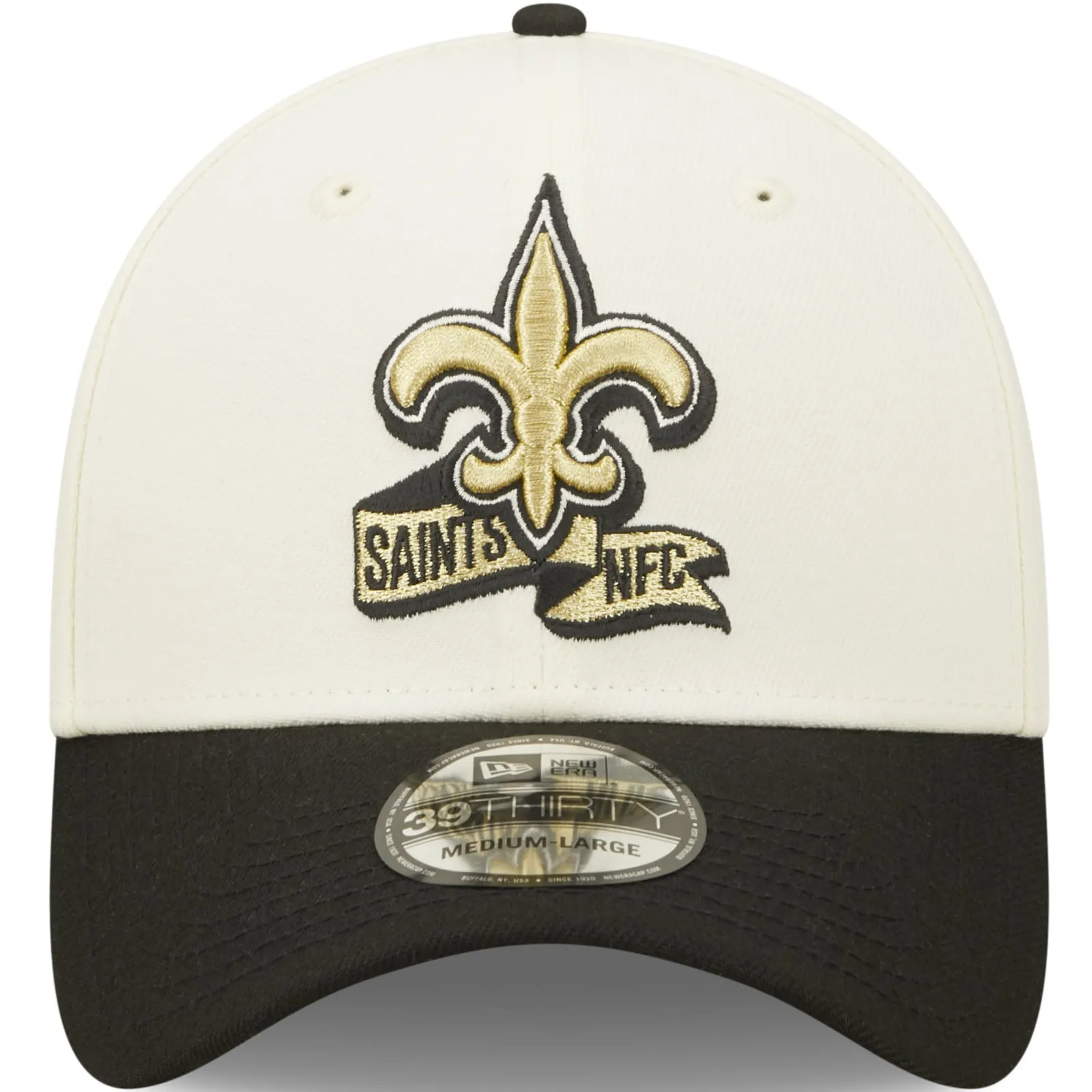 New Era New Orleans Saints NFL 39THIRTY Sideline 2022 Baseball Cap - White