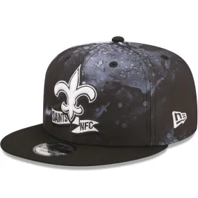 New Era New Orleans Saints NFL 9FIFTY 2022 Sideline Ink Baseball Cap - Black