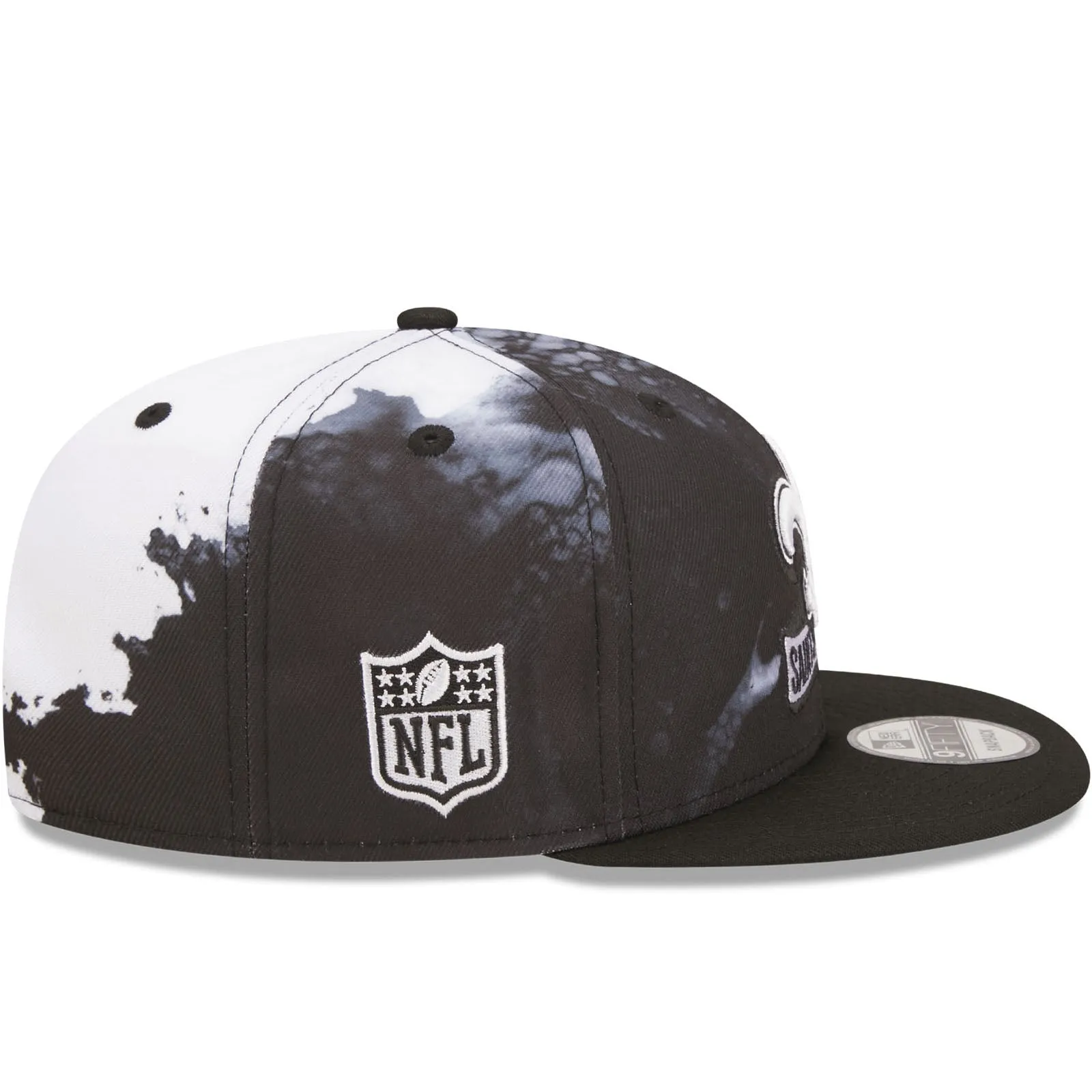 New Era New Orleans Saints NFL 9FIFTY 2022 Sideline Ink Baseball Cap - Black