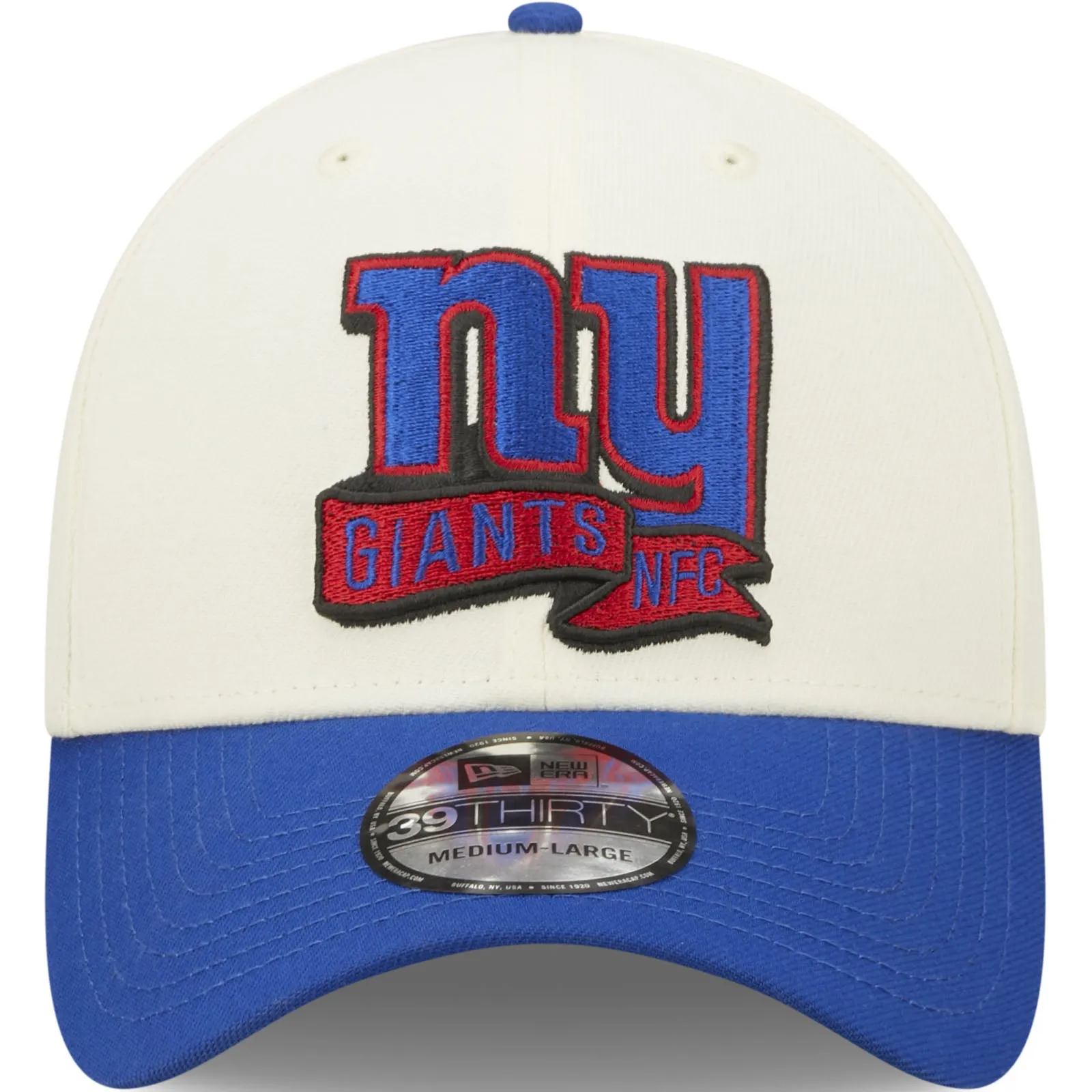 New Era New York Giants NFL 39THIRTY Sideline 2022 Baseball Cap - White