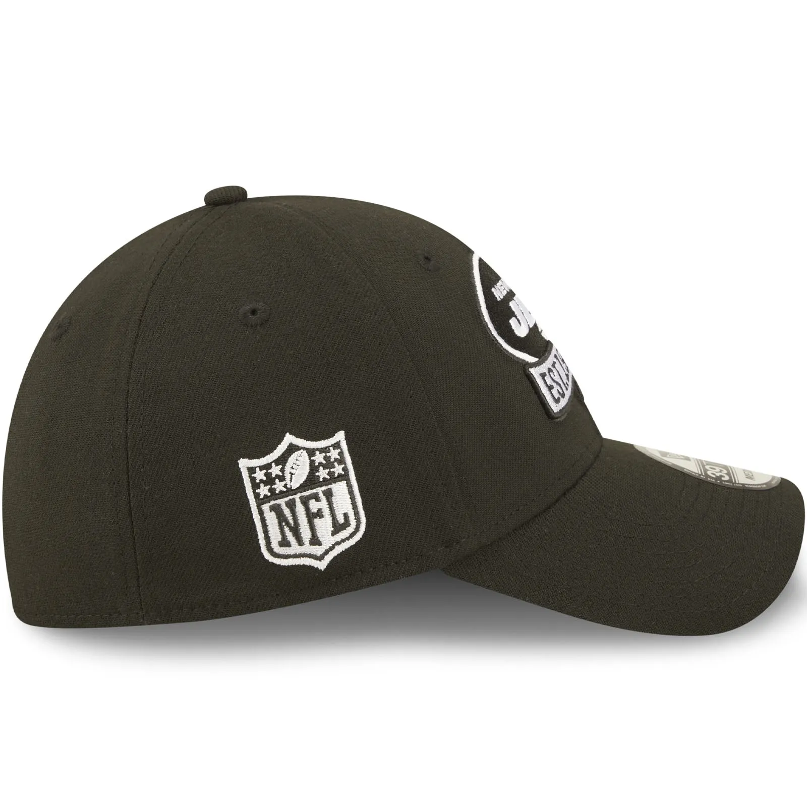 New Era New York Jets NFL 39THIRTY Sideline 2022 Baseball Cap - Black