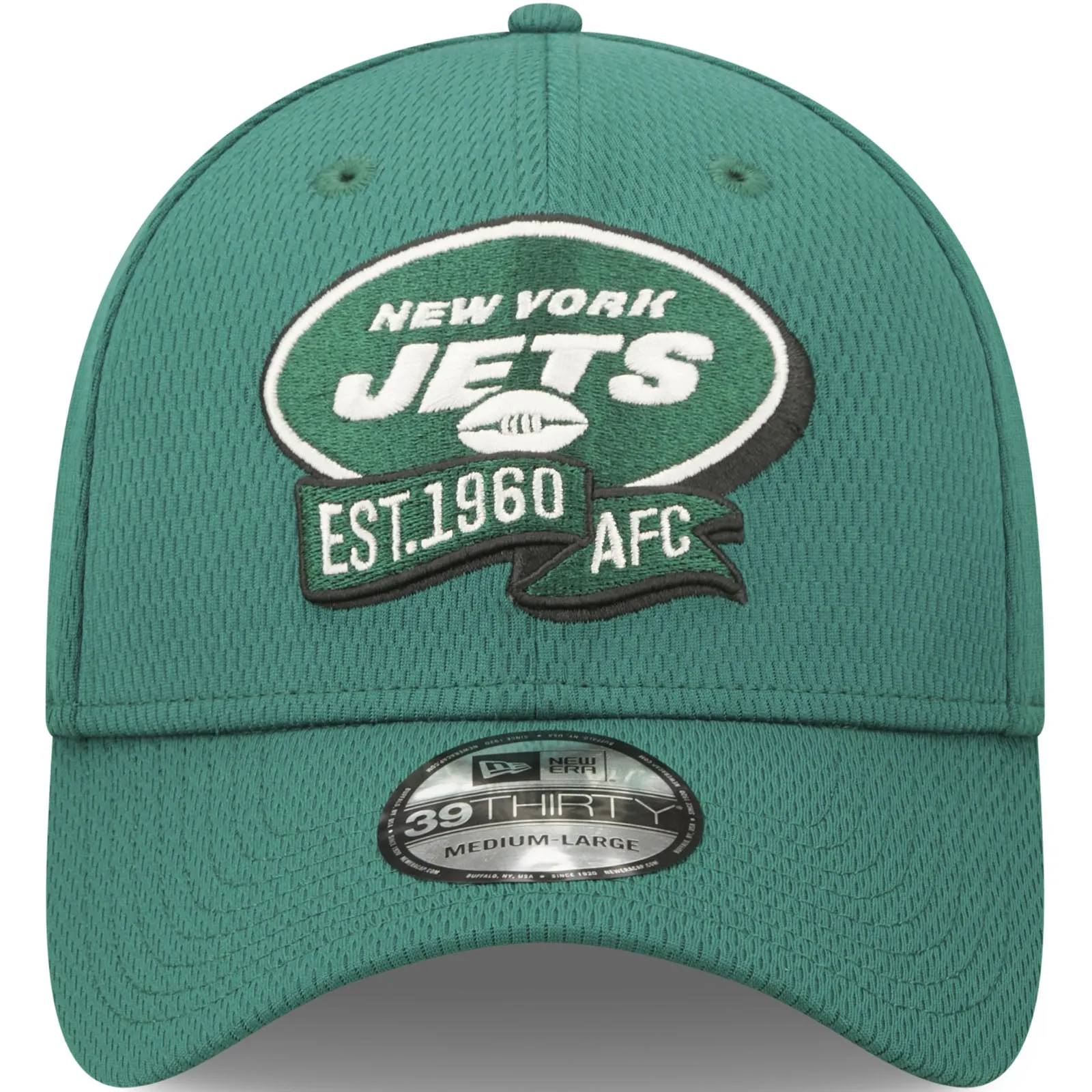 New Era New York Jets NFL 39THIRTY Sideline Coach 2022 Baseball Cap Green