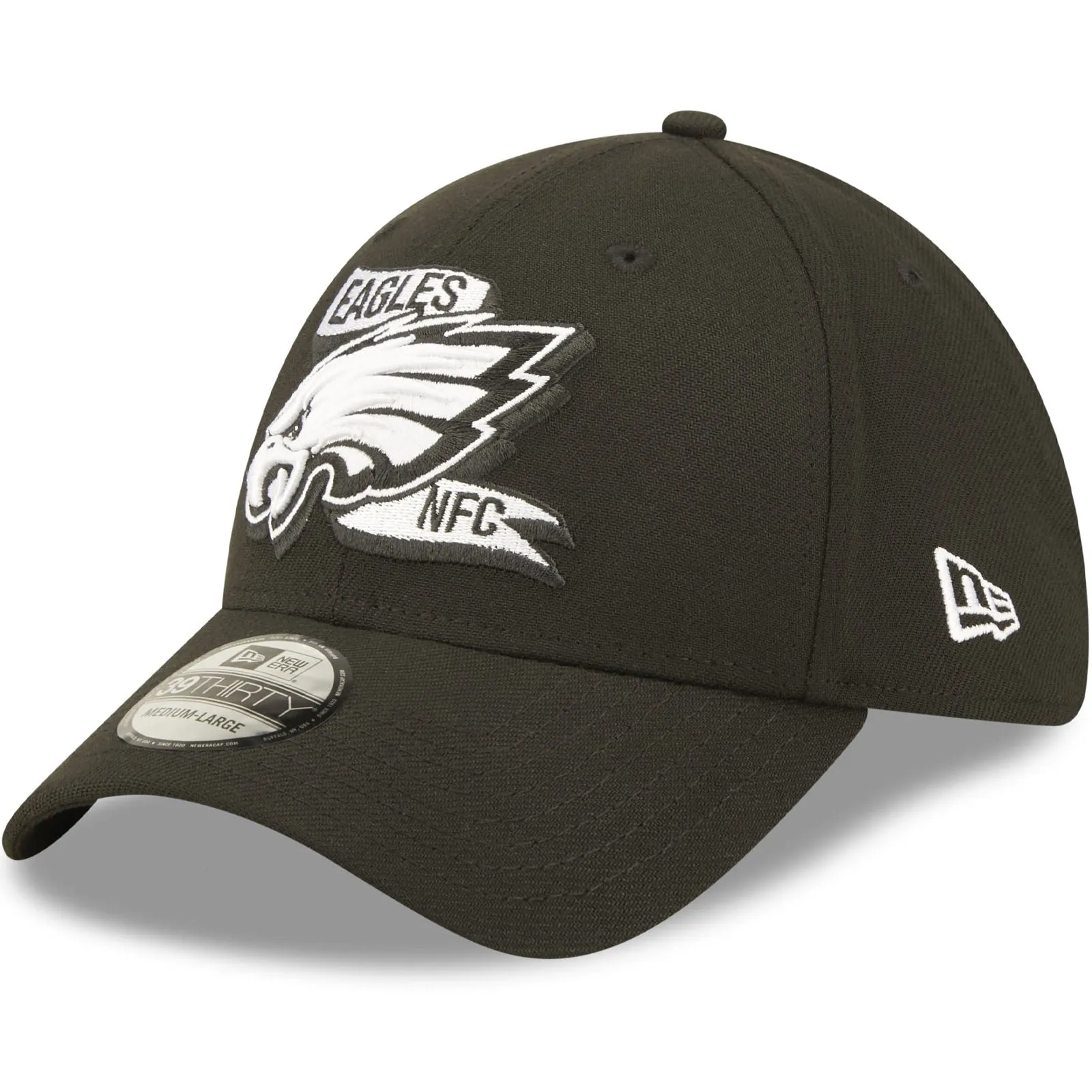 New Era Philadelphia Eagles NFL 39THIRTY Sideline 2022 Baseball Cap - Black