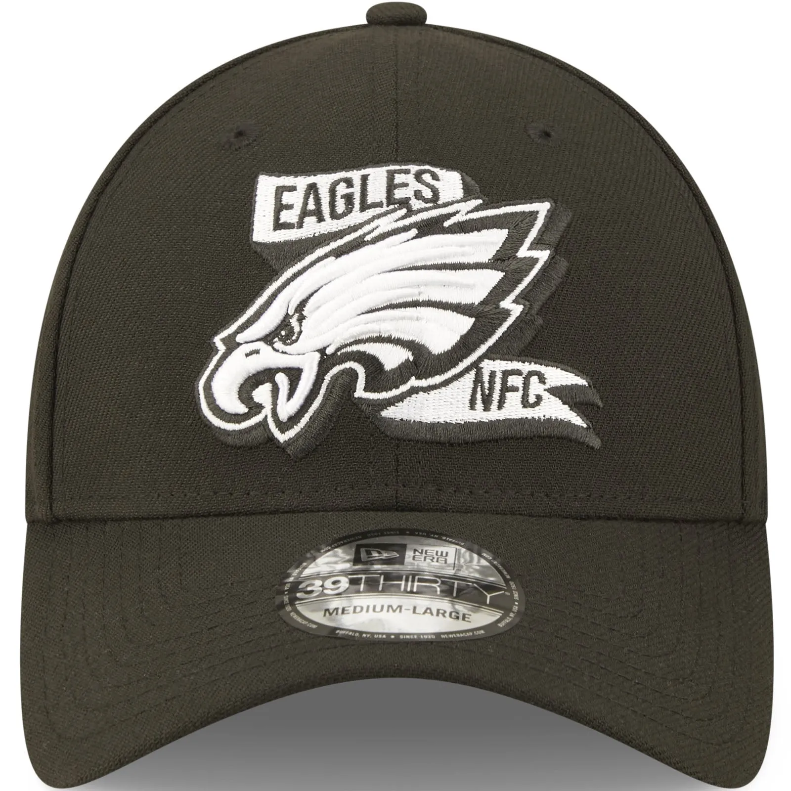 New Era Philadelphia Eagles NFL 39THIRTY Sideline 2022 Baseball Cap - Black