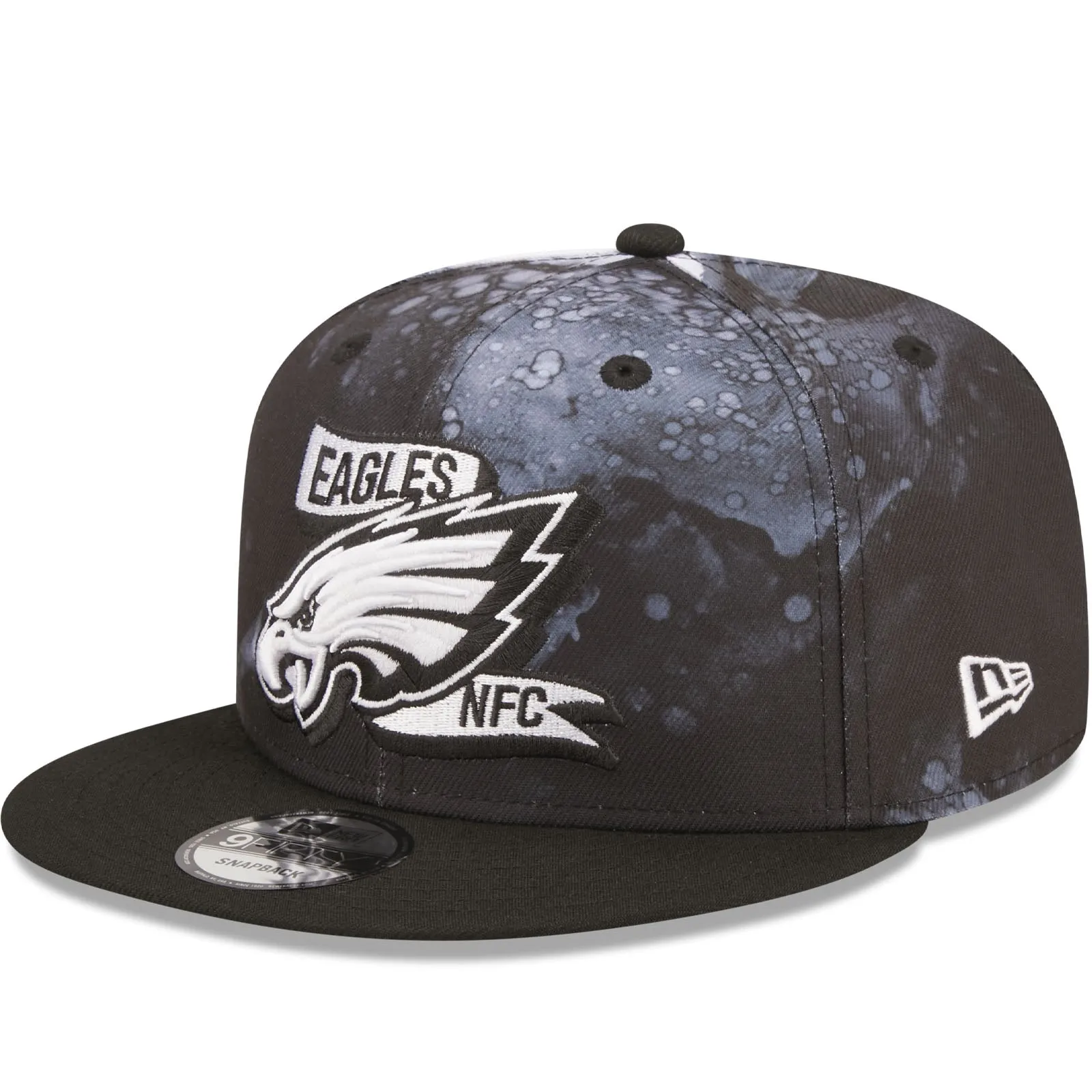 New Era Philadelphia Eagles NFL 9FIFTY 2022 Sideline Ink Baseball Cap Black